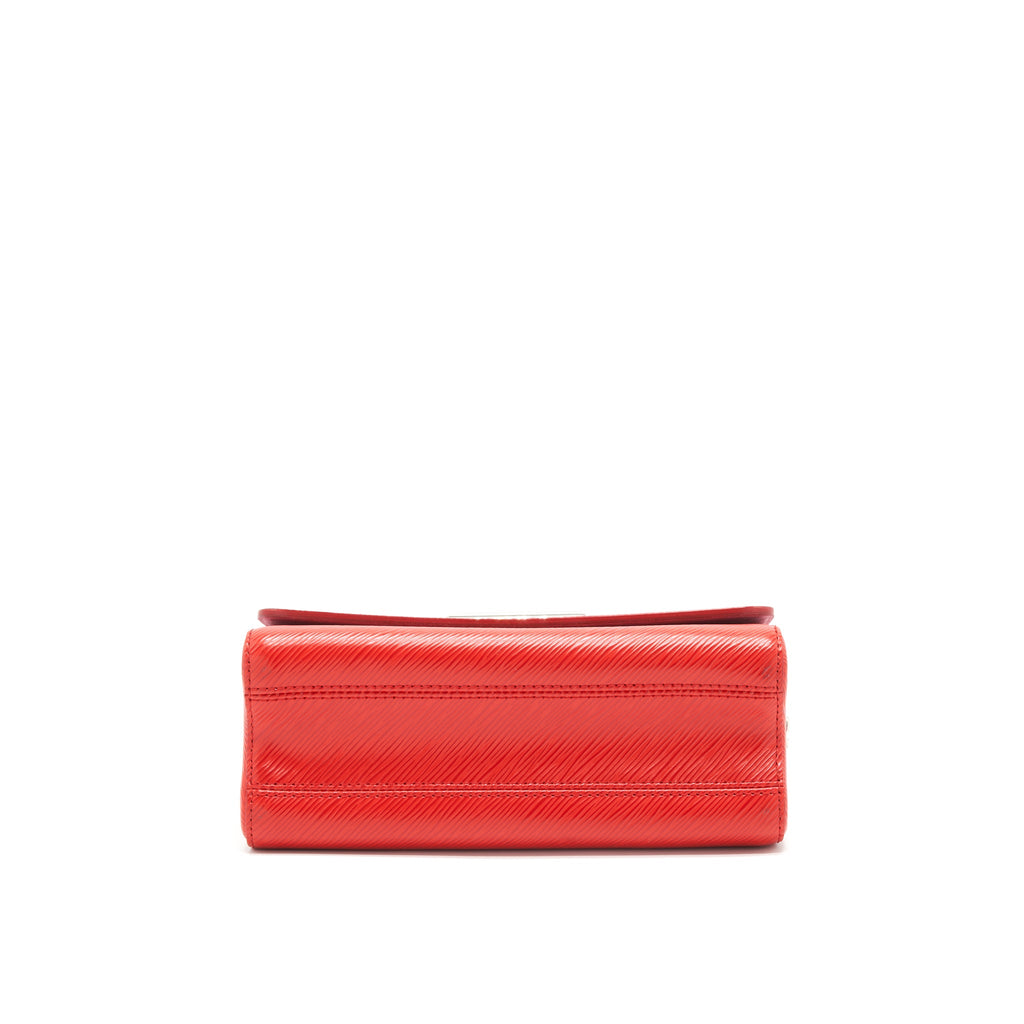 LOUIS VUITTON TWIST BAG MM RED SHW
