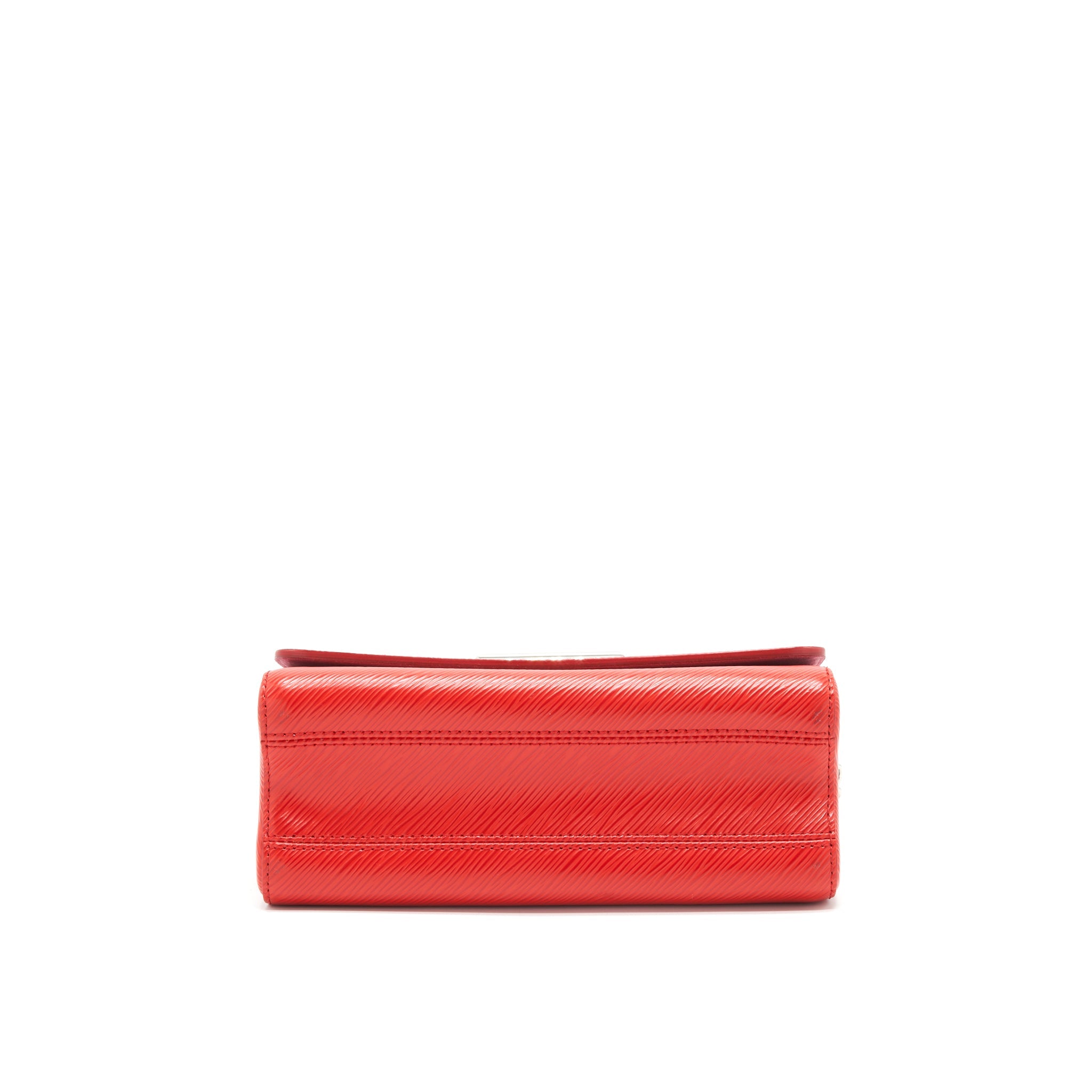 LOUIS VUITTON TWIST BAG MM RED SHW