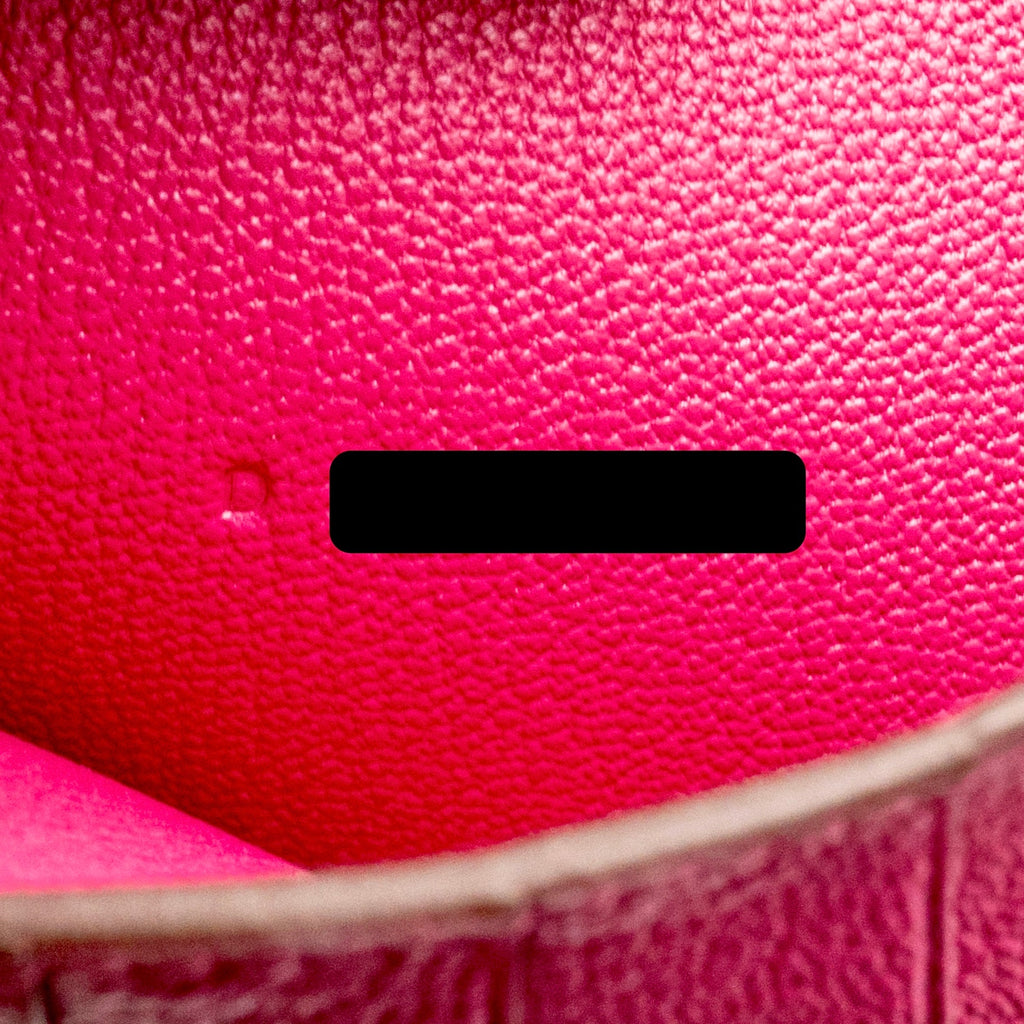 HERMES KELLY COMPACT WALLET OSTRICH ROSE TYRIEN SHW