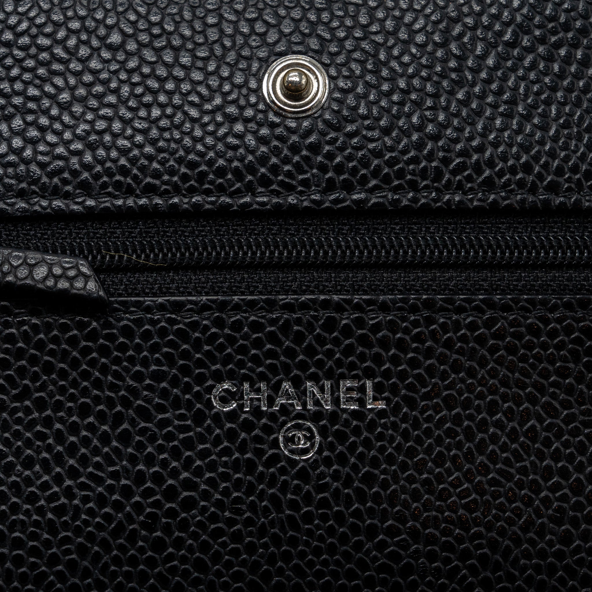 CHANEL CLASSIC WALLET ON CHAIN CAVIAR BLACK SHW