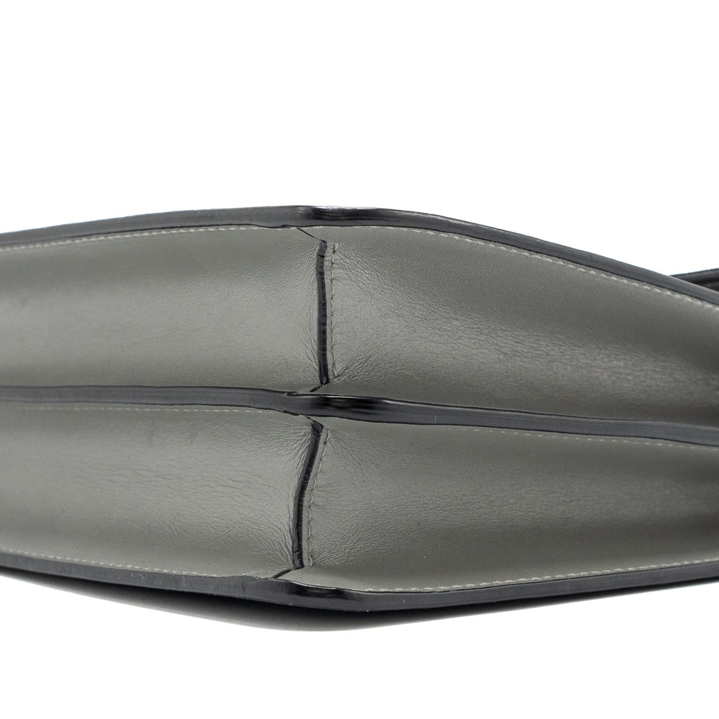 BVLGARI SERPENTI FOREVER LEATHER/CRYSTAL GALUCHAR GREY GHW