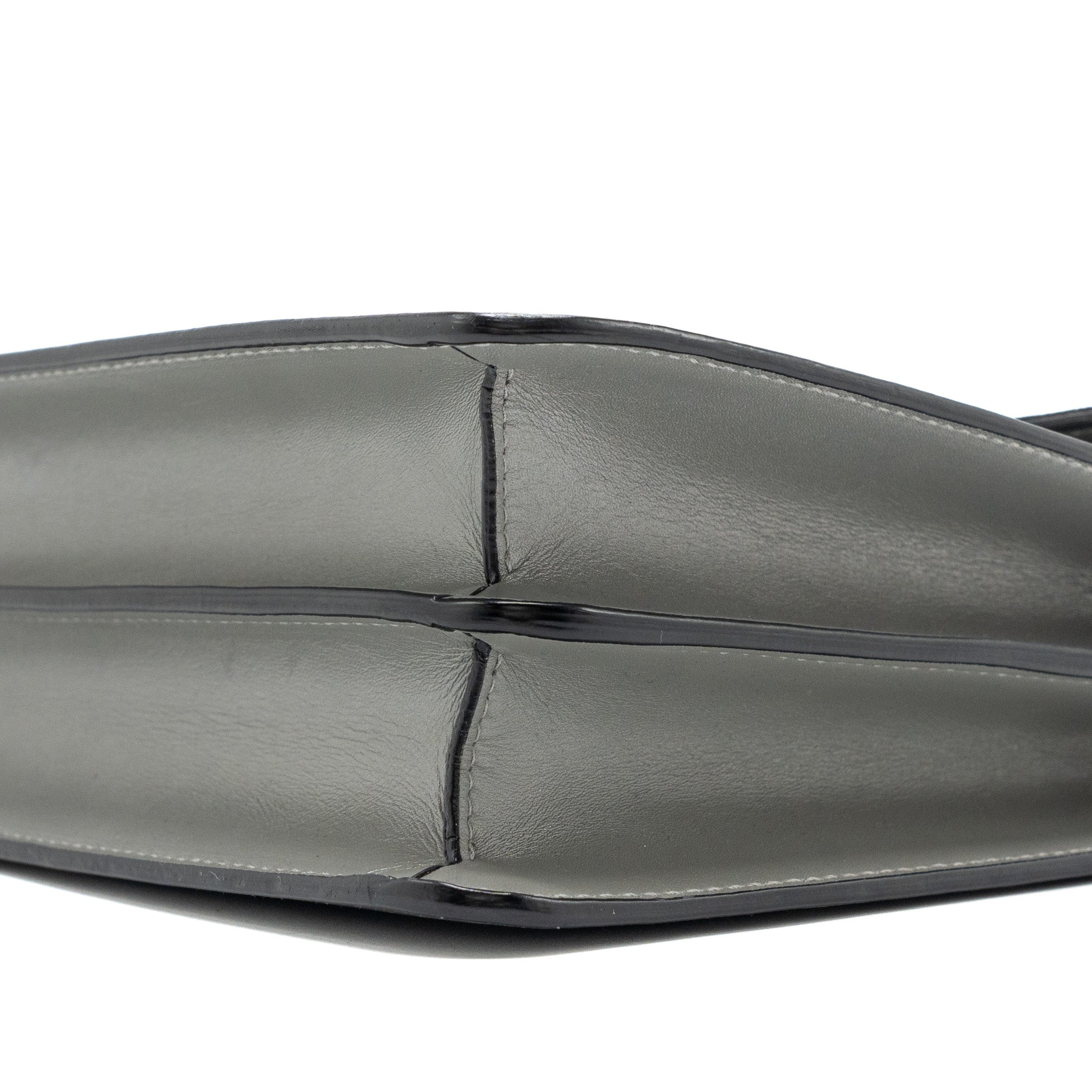 BVLGARI SERPENTI FOREVER LEATHER/CRYSTAL GALUCHAR GREY GHW