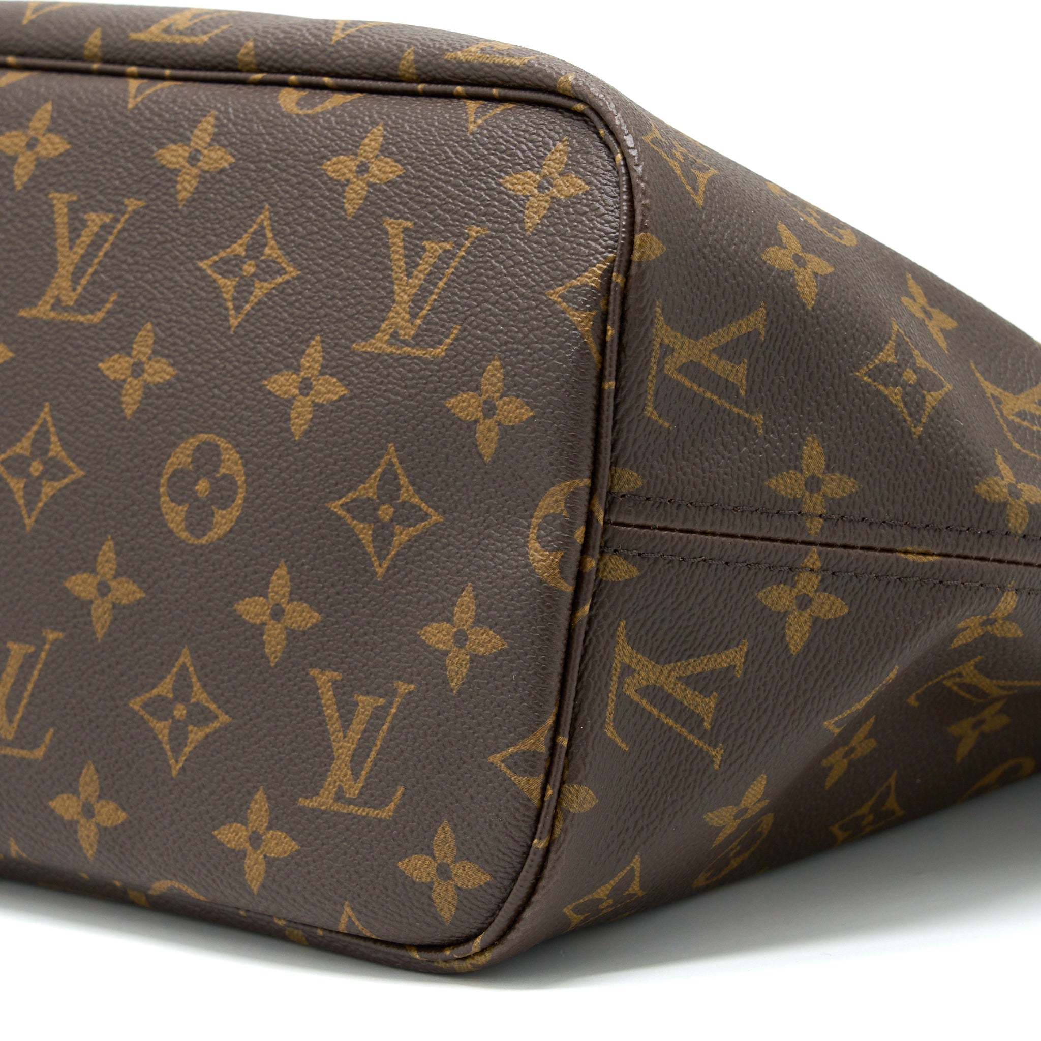 LOUIS VUITTON NEVERFULL MM MONOGRAM CANVAS BEIGE GHW (NEW VERSION)