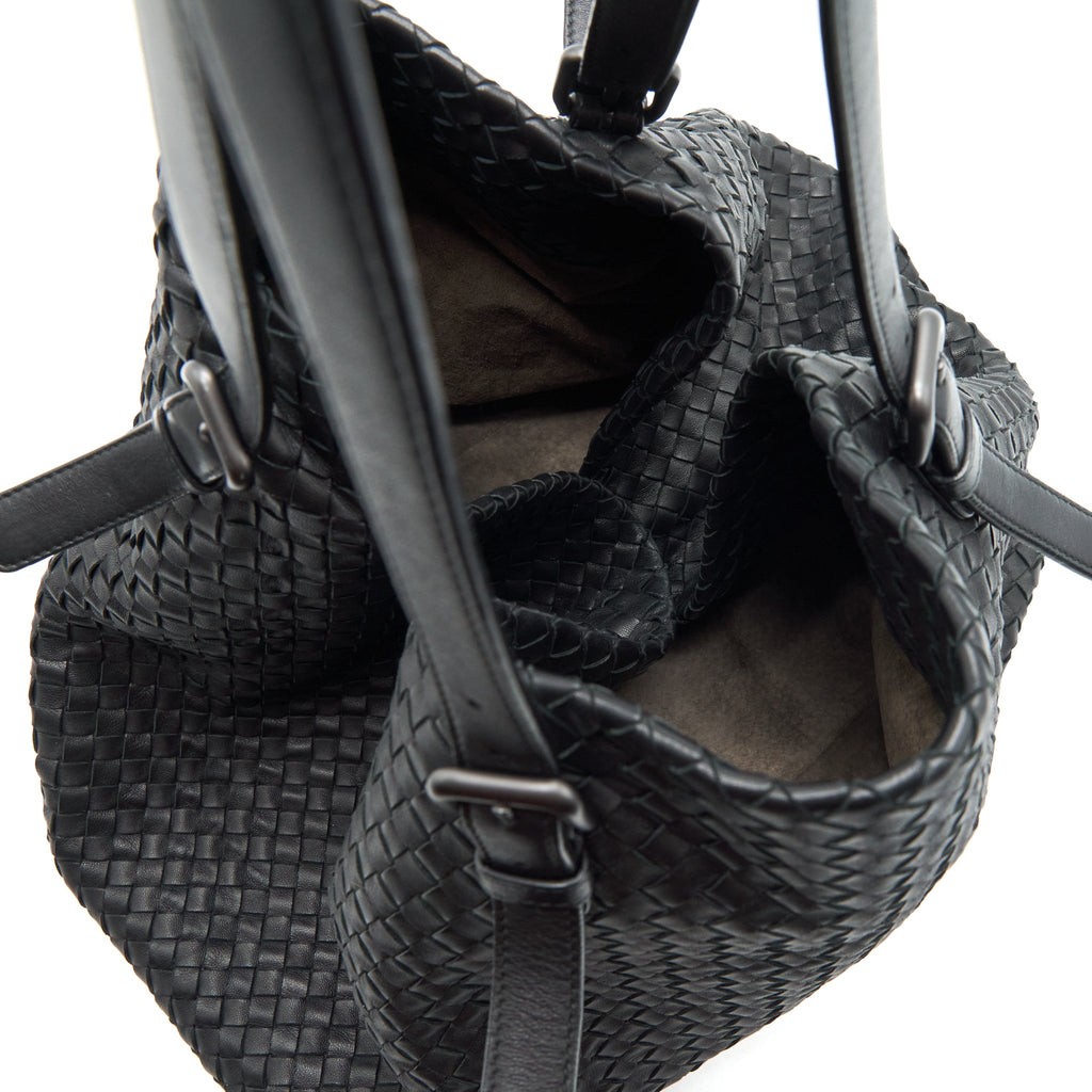 BOTTEGA VENETA LARGE TOTE BAG BLACK