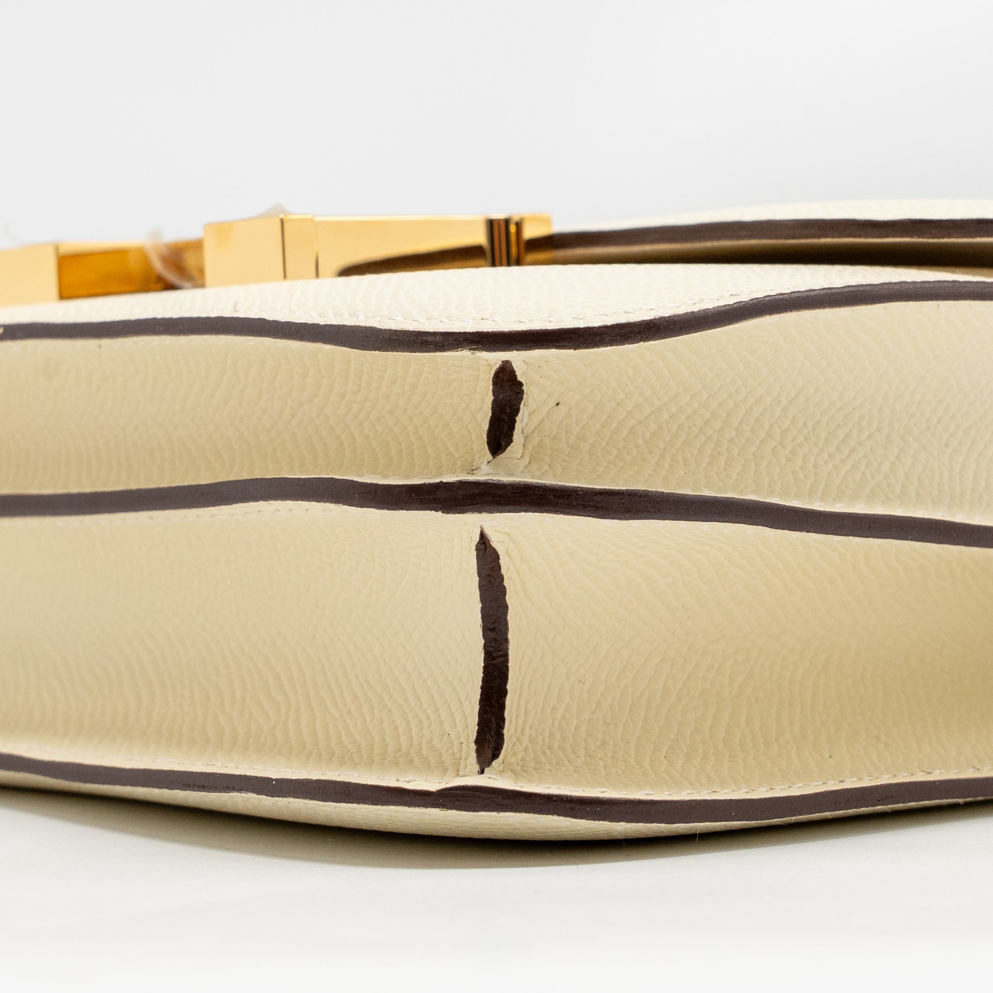 HERMES MINI CONSTANCE EPSOM NATA GHW