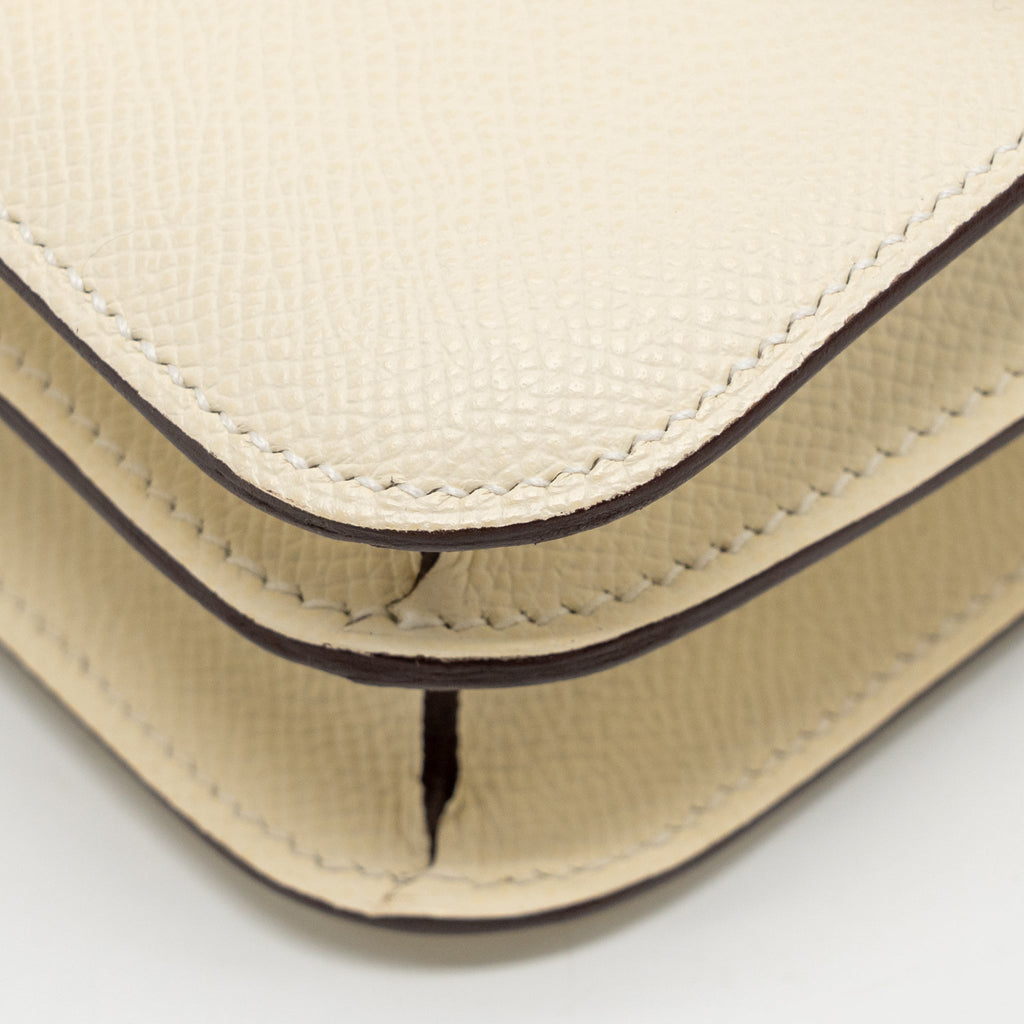 HERMES MINI CONSTANCE EPSOM NATA GHW