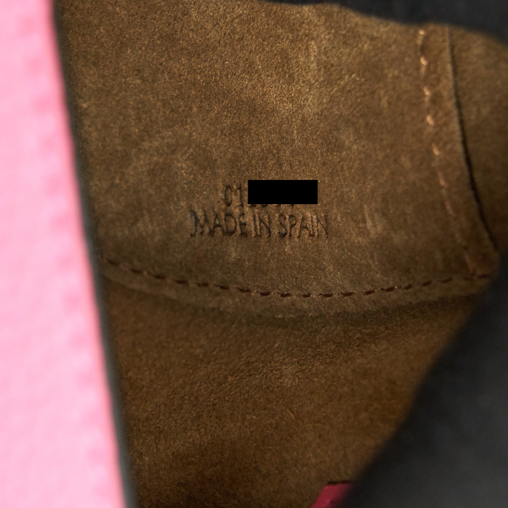 LOEWE GATE MINI LEATHER BELT BAG PINK