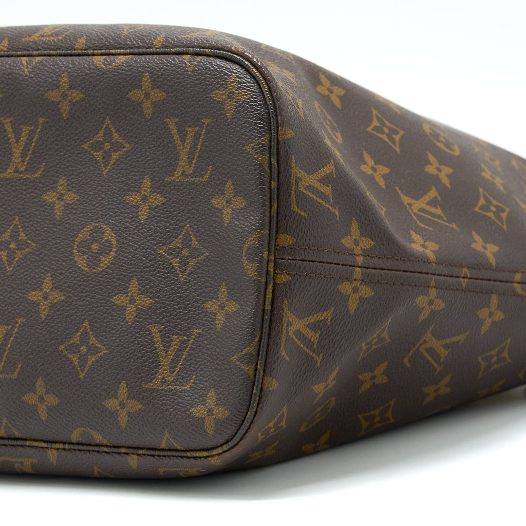 LOUIS VUITTON NEVERFULL MM MONOGRAM CANVAS GHW