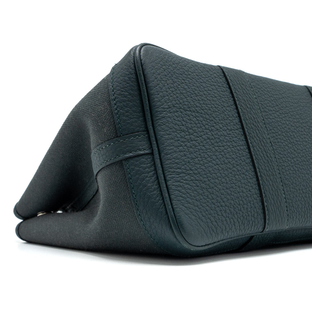 HERMES GARDEN PARTY 30 CANVAS/NEGONDA VERT ROUSSEAU/VERT CYPRES SHW