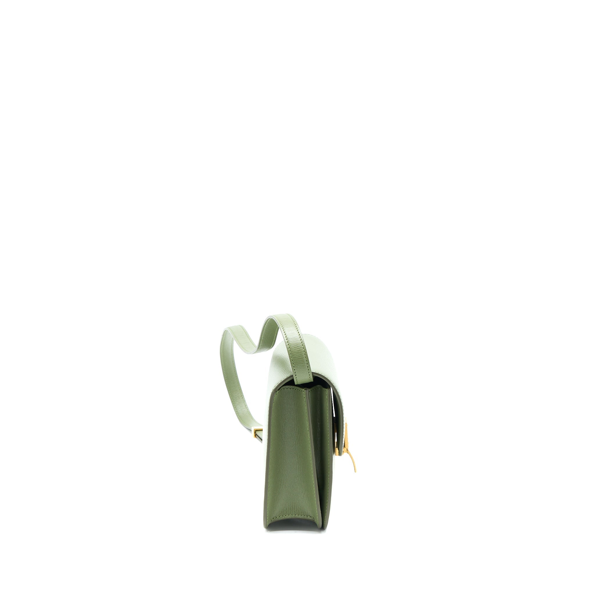 CELINE TEEN BOX CALFSKIN GREEN GHW