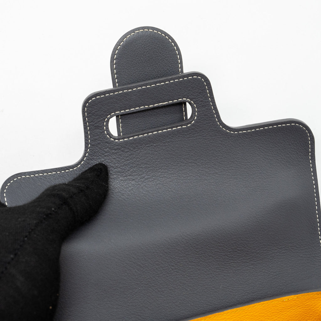 GOYARD MINI SAIGON BAG GOYARDINE CANVAS GREY SHW