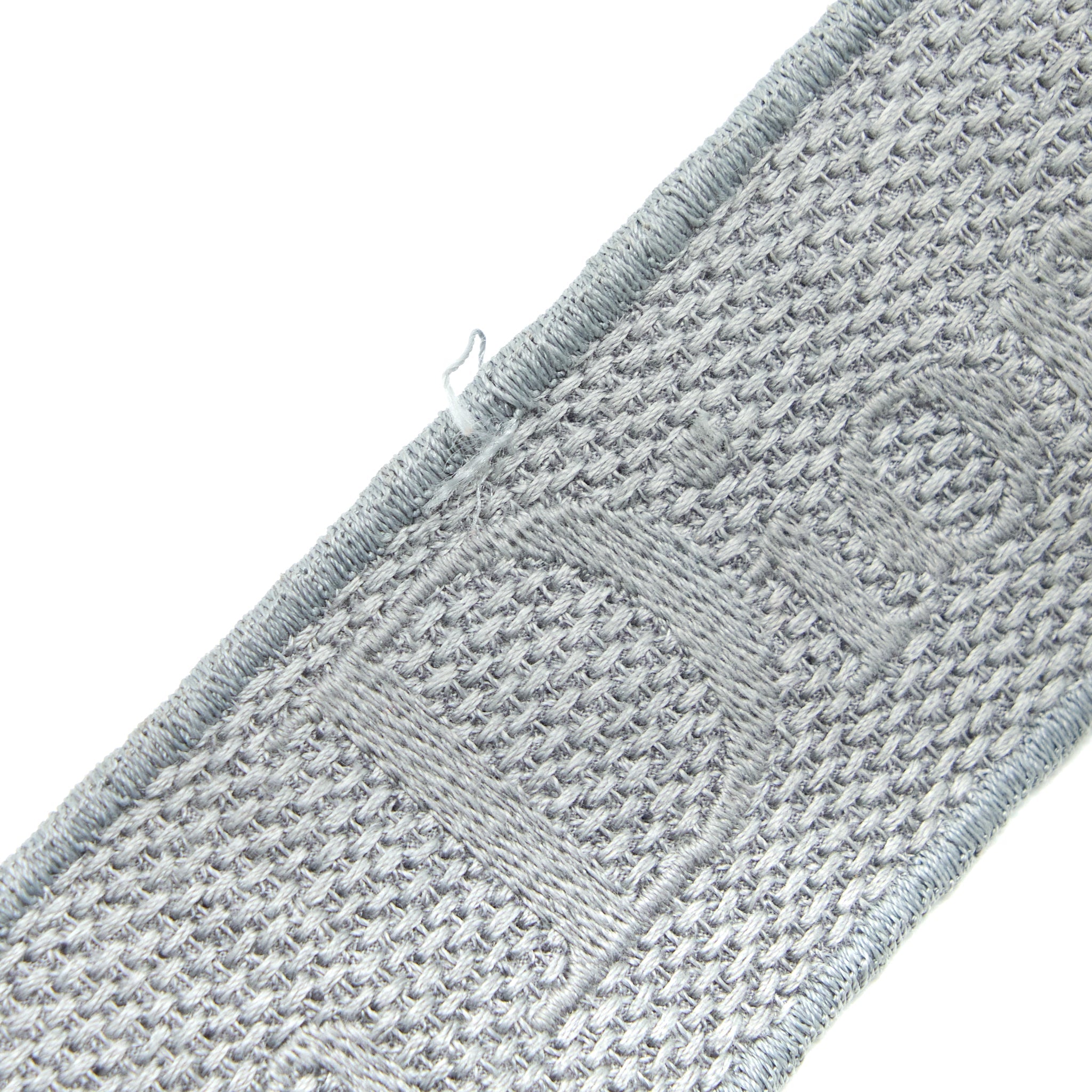 DIOR MEDIUM LADY D-LITE BAG CANNAGE EMBROIDERY GREY LGHW