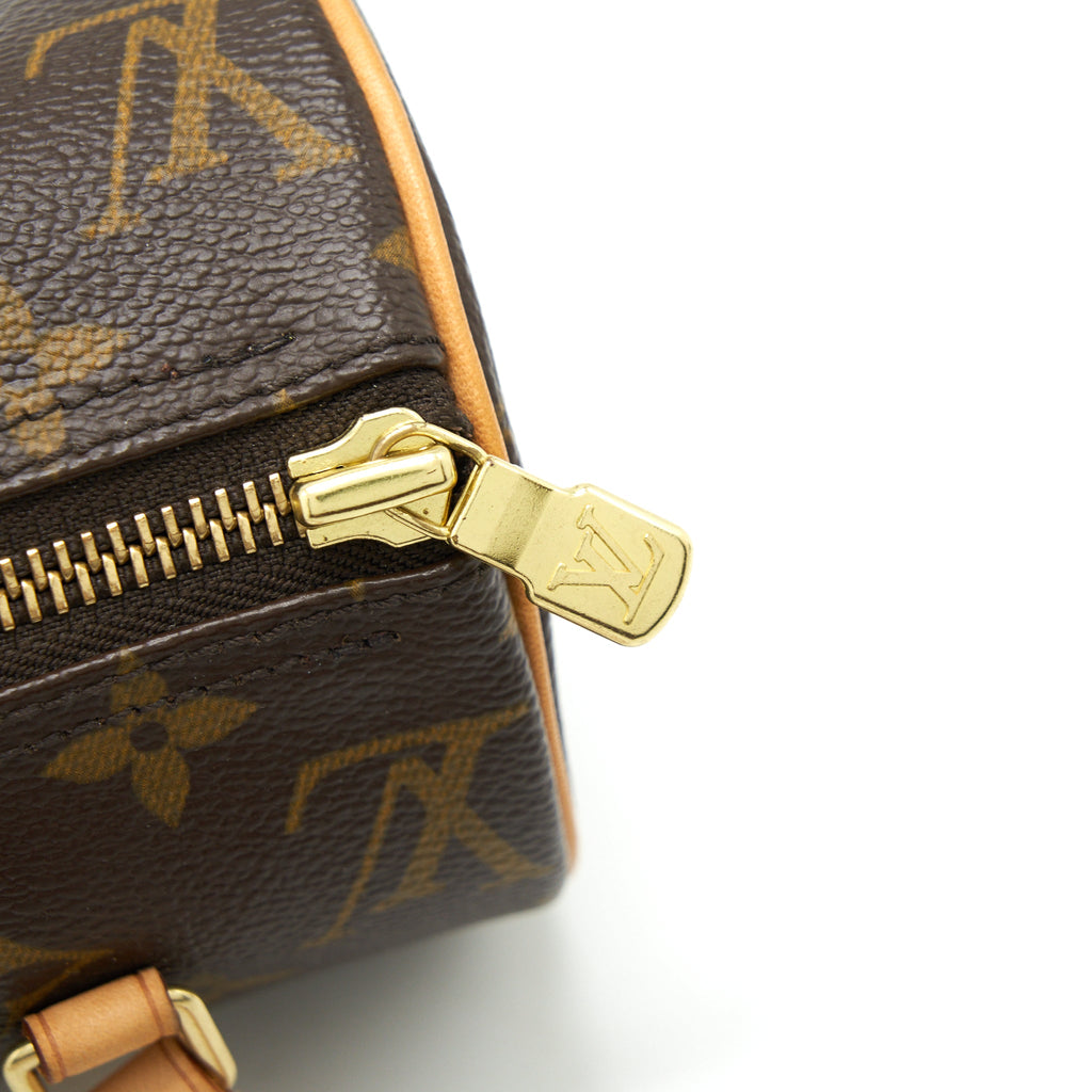 LOUIS VUITTON VINTAGE PAPILLON MINI 19 CM MONOGRAM CANVAS GHW