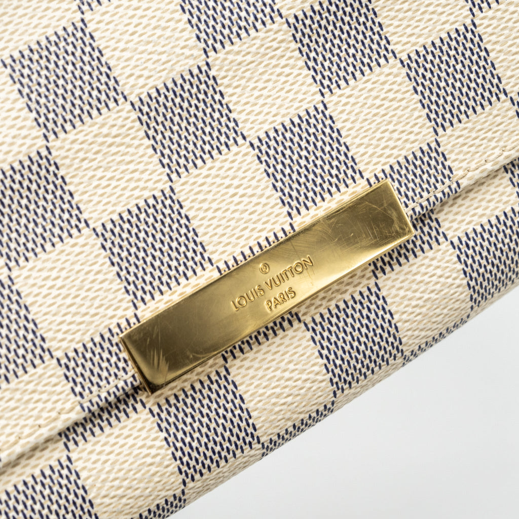 LOUIS VUITTON FAVOURITE PM DAMIER AZUR CANVAS GHW