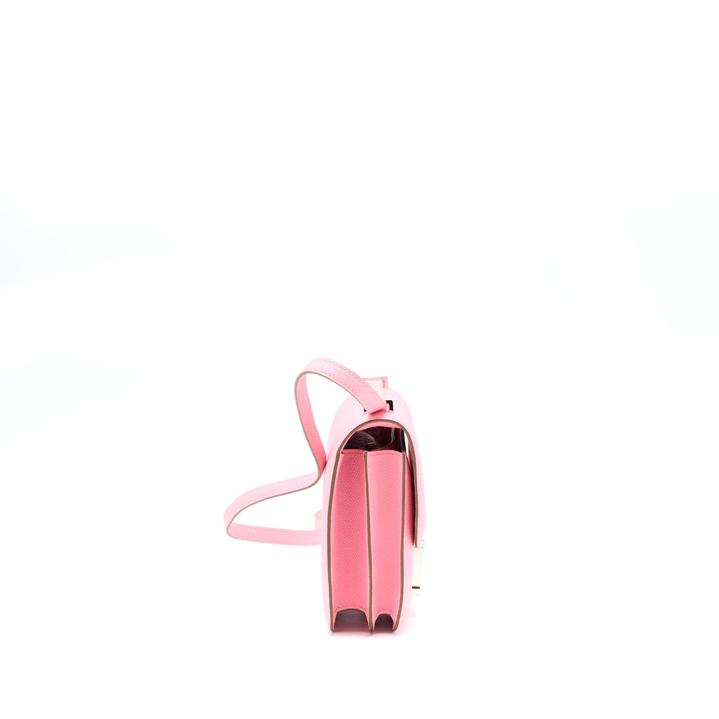 HERMES MINI CONSTANCE EPSOM 1Q ROSE CONFETTI SHW