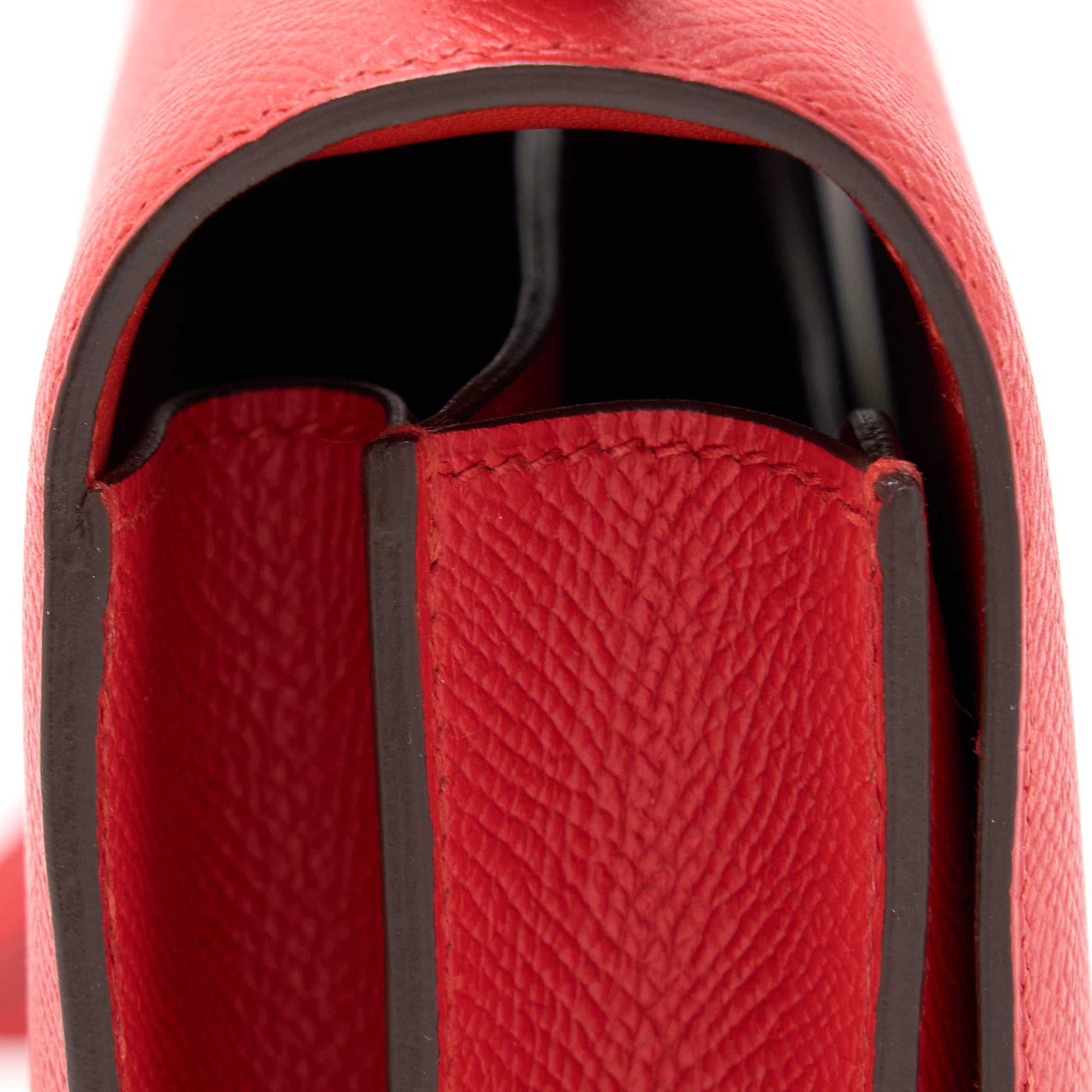 HERMES MINI CONSTANCE EPSOM S5 ROUGE TOMATE SHW