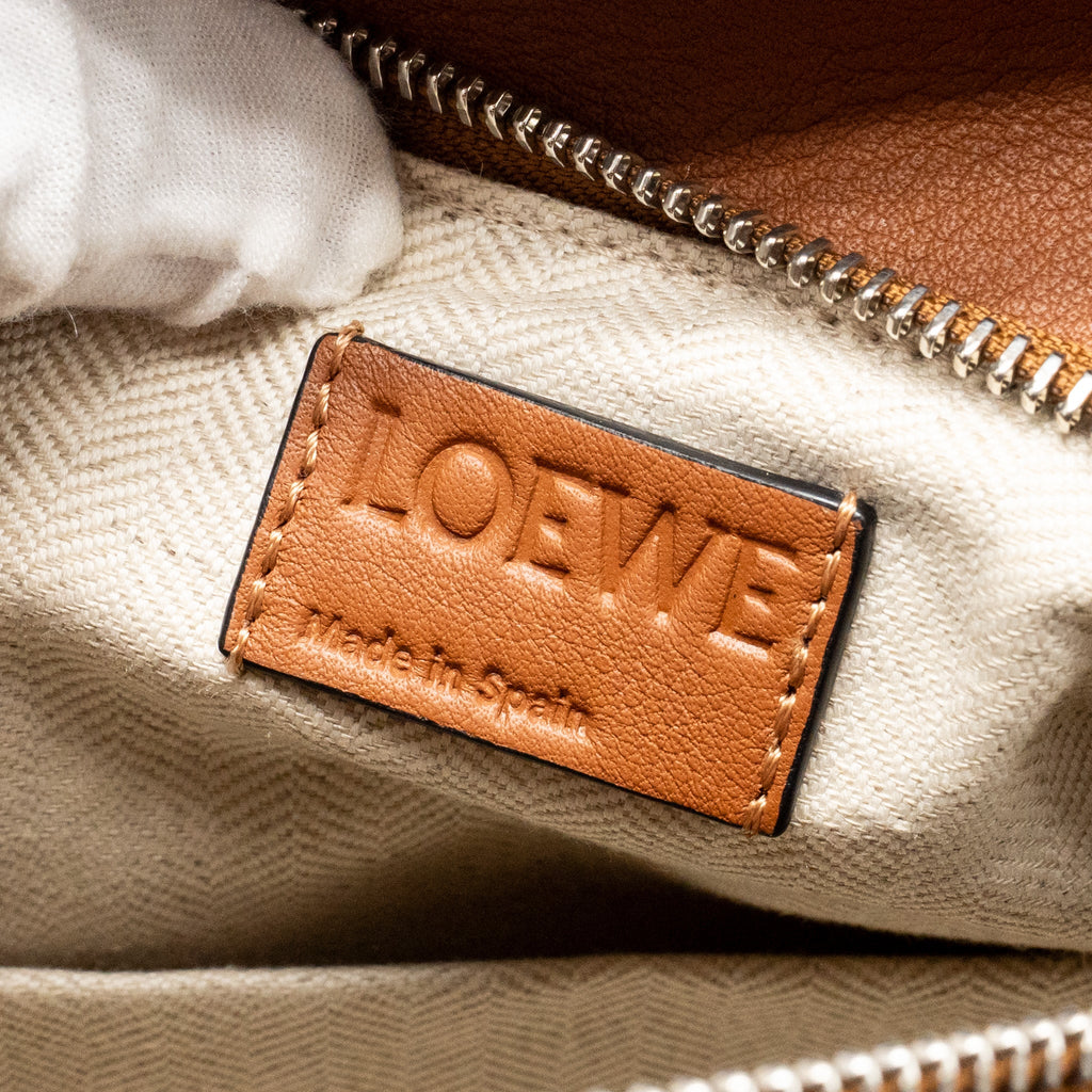 LOEWE SMALL PUZZLE BAG CALFSKIN TAN GHW