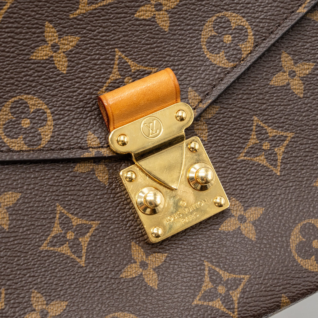 LOUIS VUITTON POCHETTE MÉTIS MONOGRAM CANVAS WITH GHW