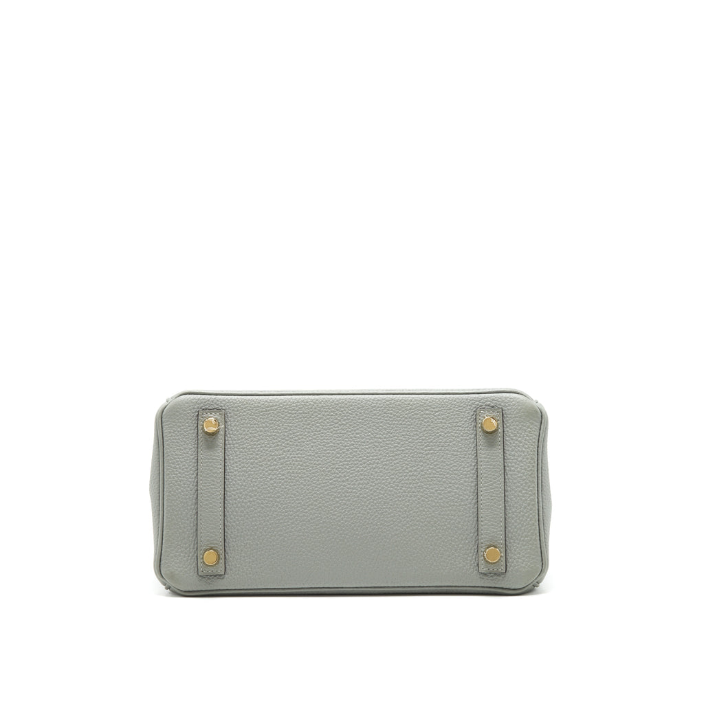 HERMES BIRKIN 25 TOGO 4Z GRIS MOUETTE GHW