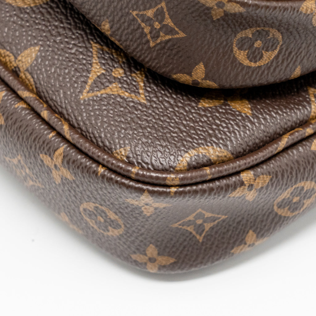 LOUIS VUITTON MY LV WORLD TOUR MULTI POCHETTE ACCESSORIES KHAKI STRAP MONOGRAM CANVAS GHW