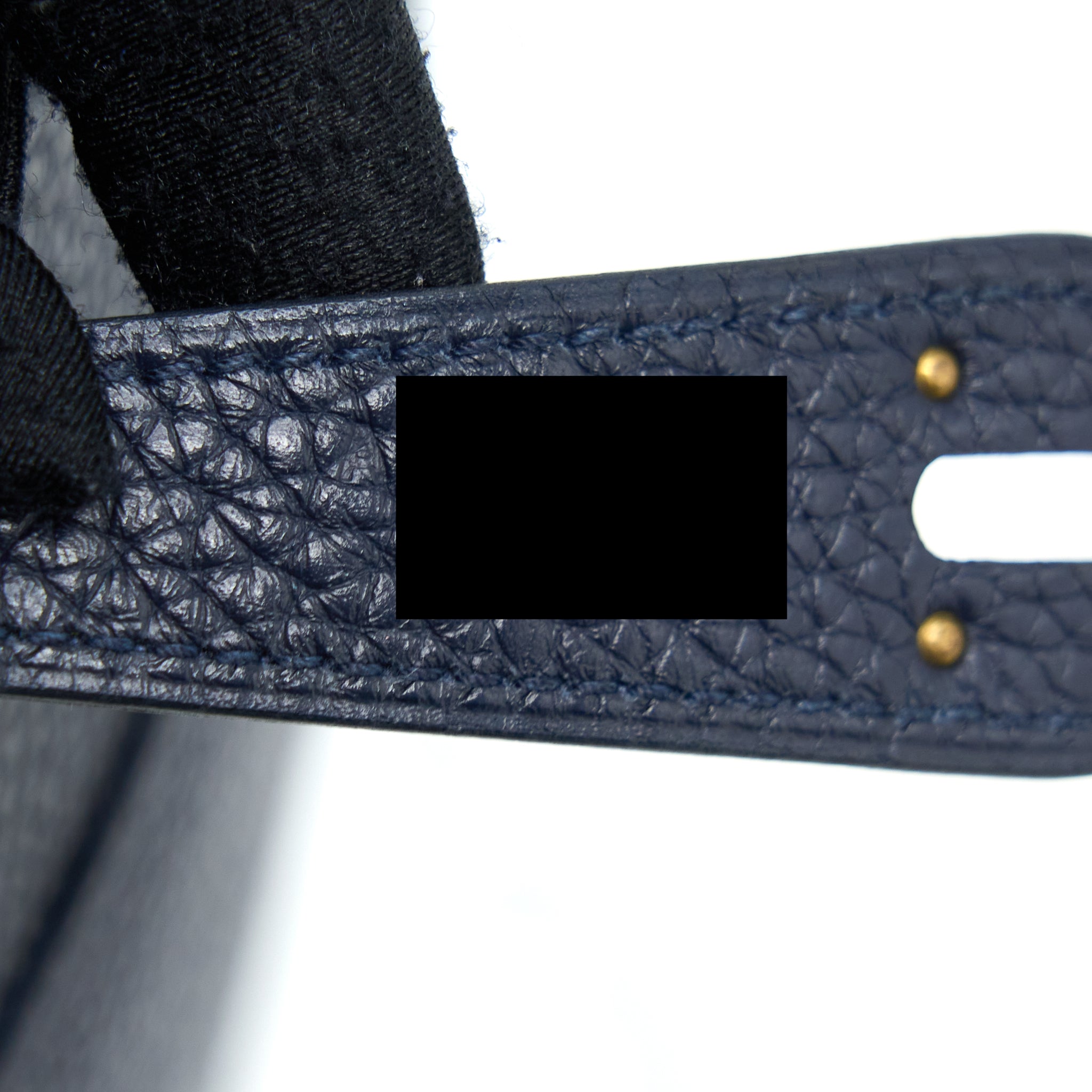 HERMES LINDY 30 CLEMENCE BLUE UNIT GHW