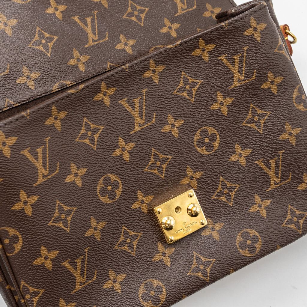 LOUIS VUITTON POCHETTE MÉTIS MONOGRAM CANVAS WITH GHW