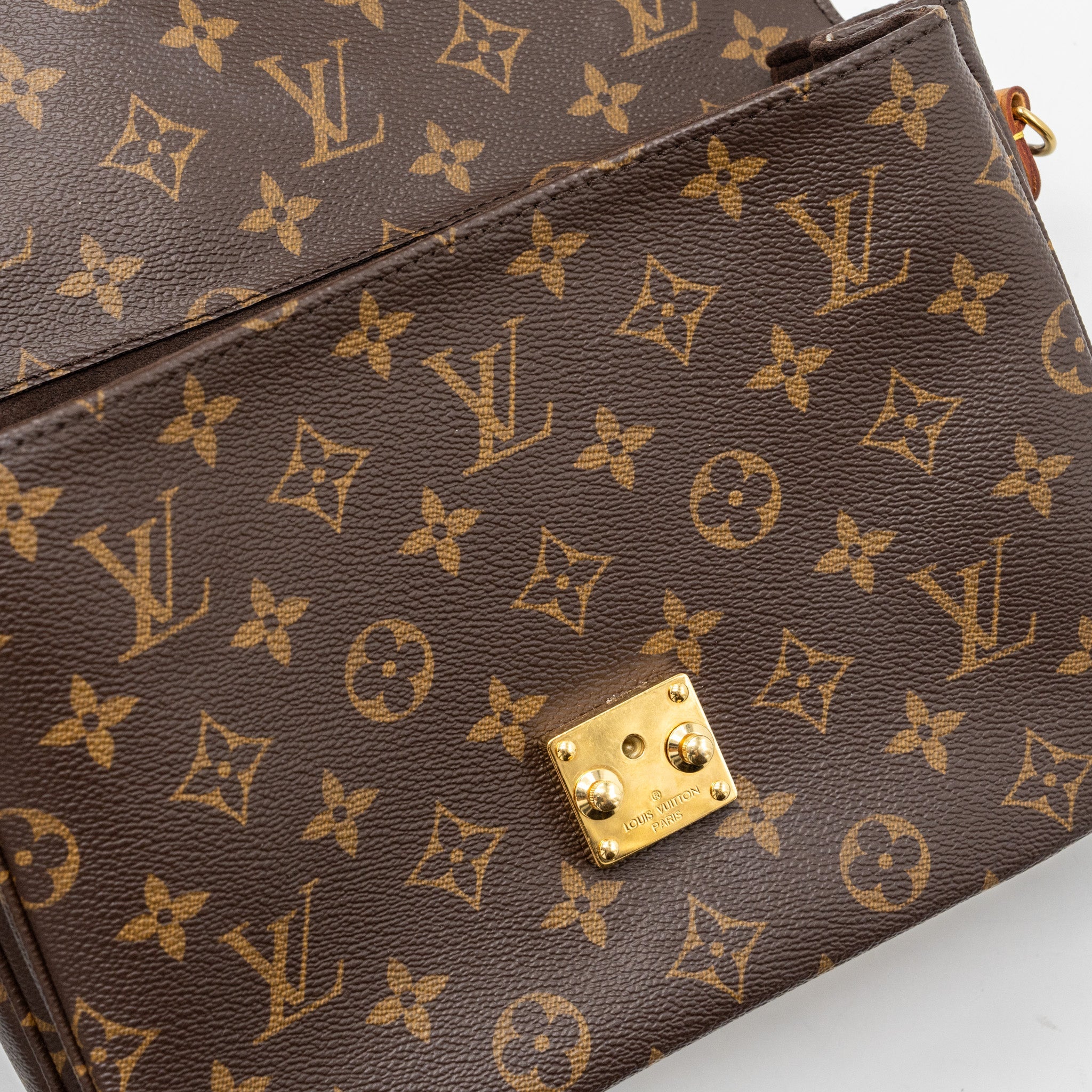 LOUIS VUITTON POCHETTE MÉTIS MONOGRAM CANVAS WITH GHW