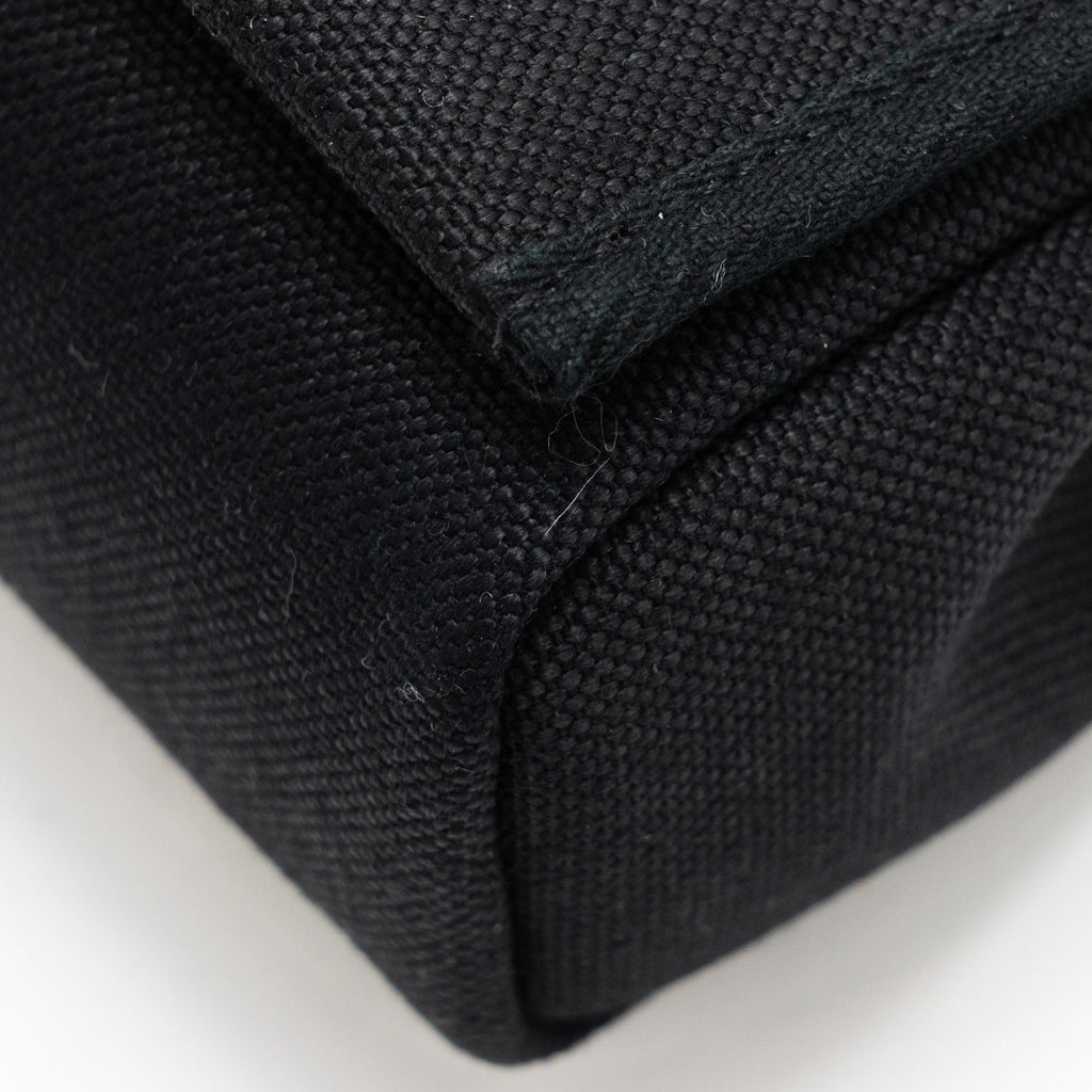 HERMES HERBAG MINI CANVAS / HUNTER BLACK GHW
