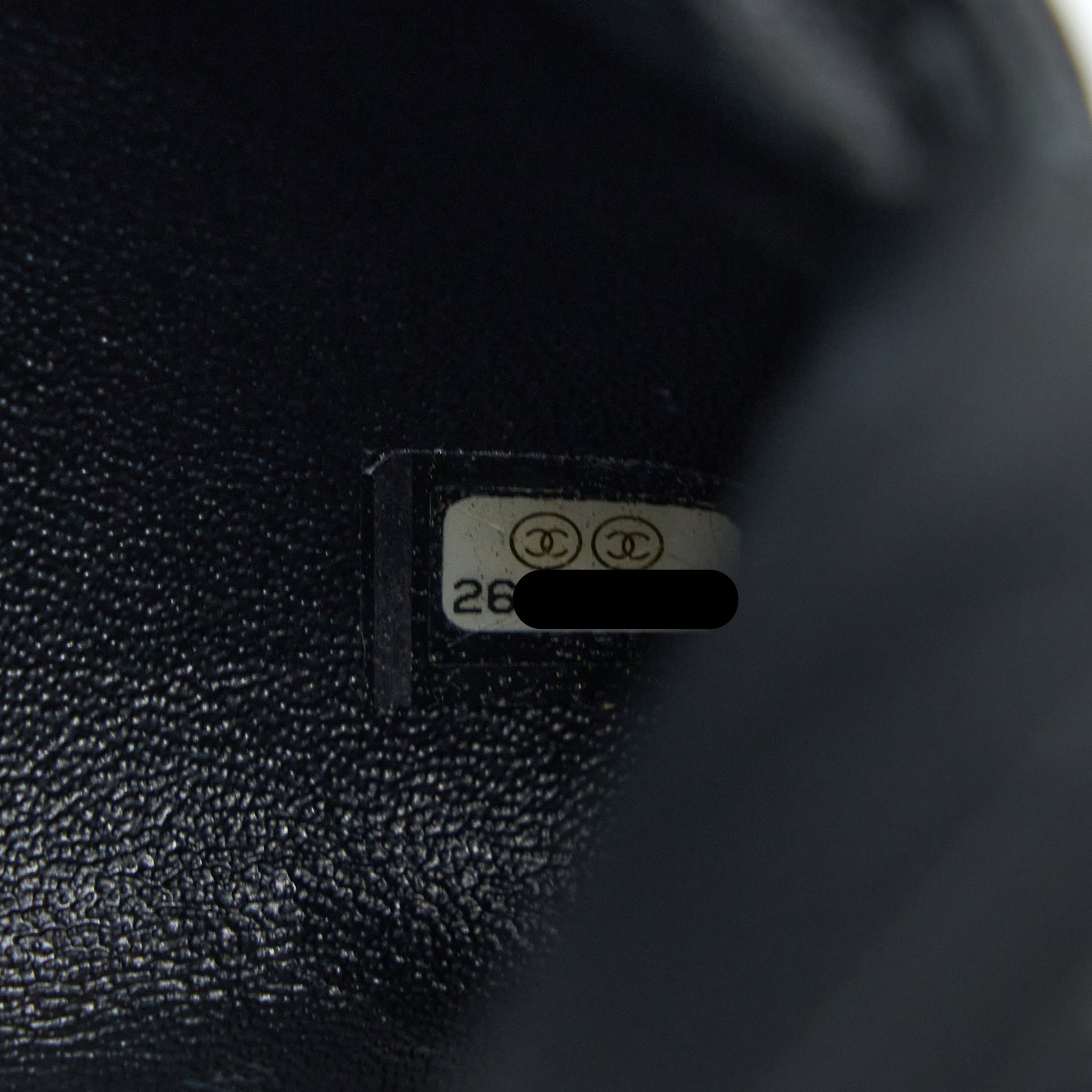CHANEL SMALL ENAMEL CC FLAP BAG LAMBSKIN BLACK GHW