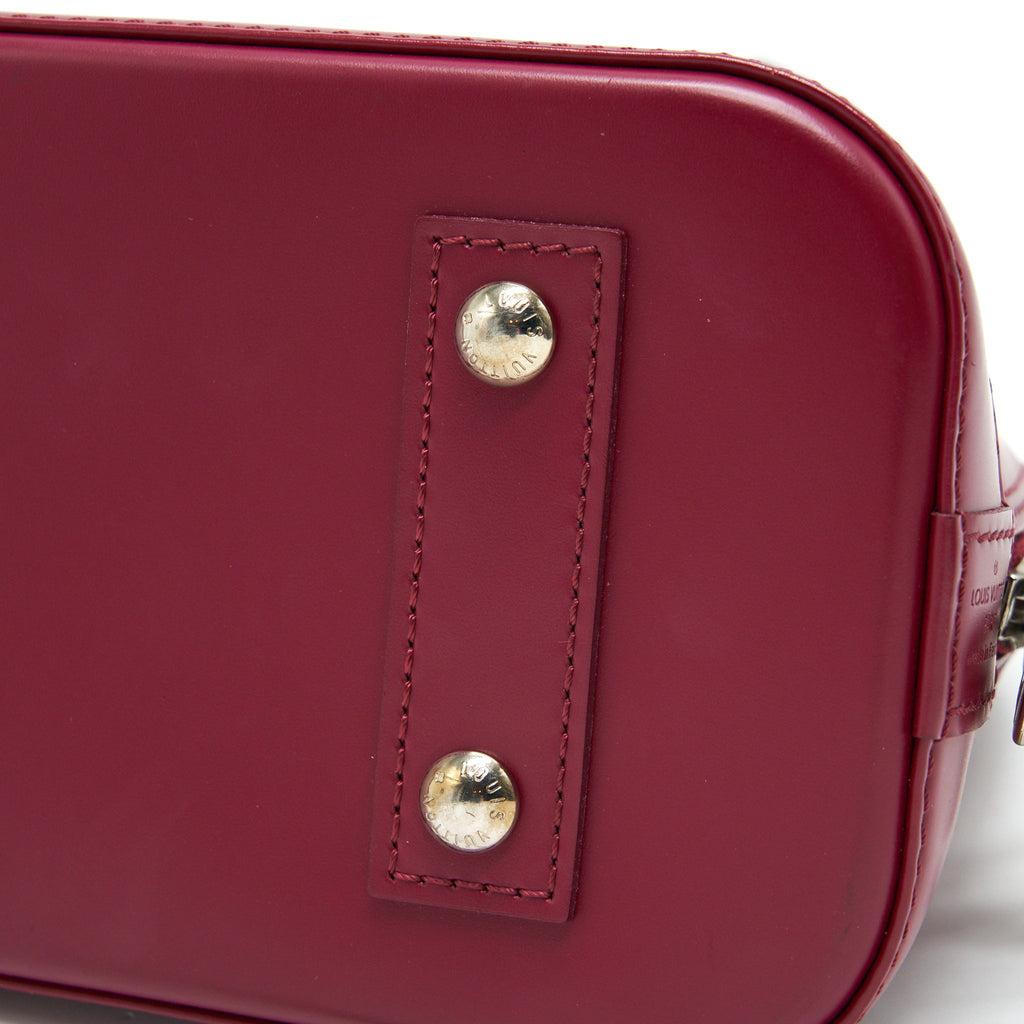 LOUIS VUITTON ALMA BB EPI LEATHER RASPBERRY SHW