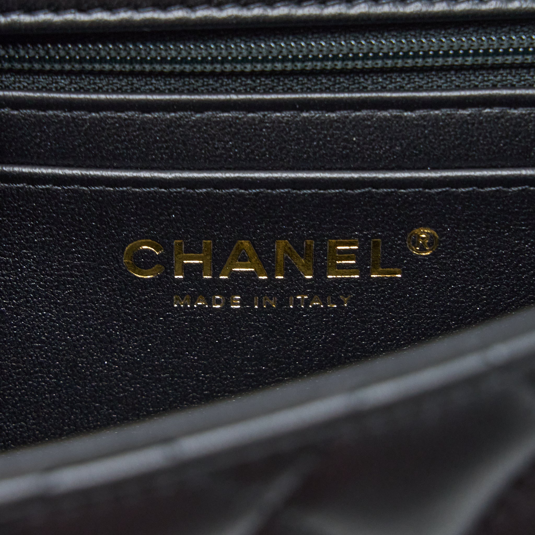 CHANEL TOP HANDLE MINI RECTANGULAR FLAP BAG LAMBSKIN BLACK LGHW (MICROCHIP)