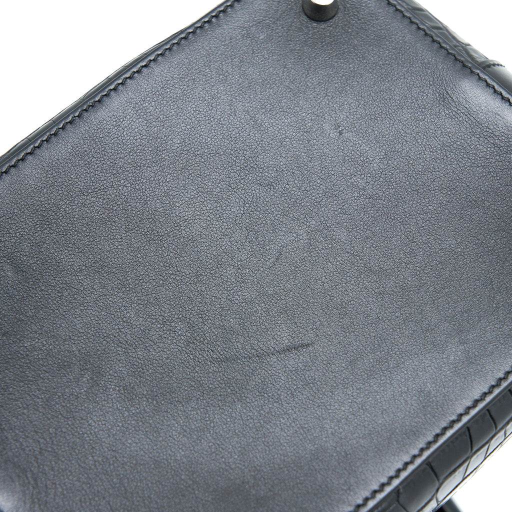 HERMES TOOLBOX 20 MAT CROCODILE/SWIFT BLACK SHW