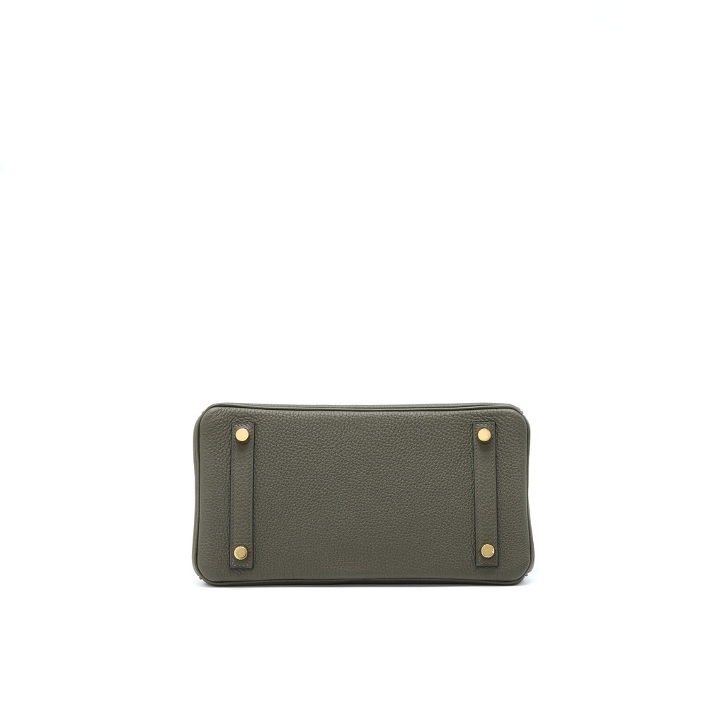 HERMES BIRKIN 25 TOGO C6 VERT DE GRIS GHW