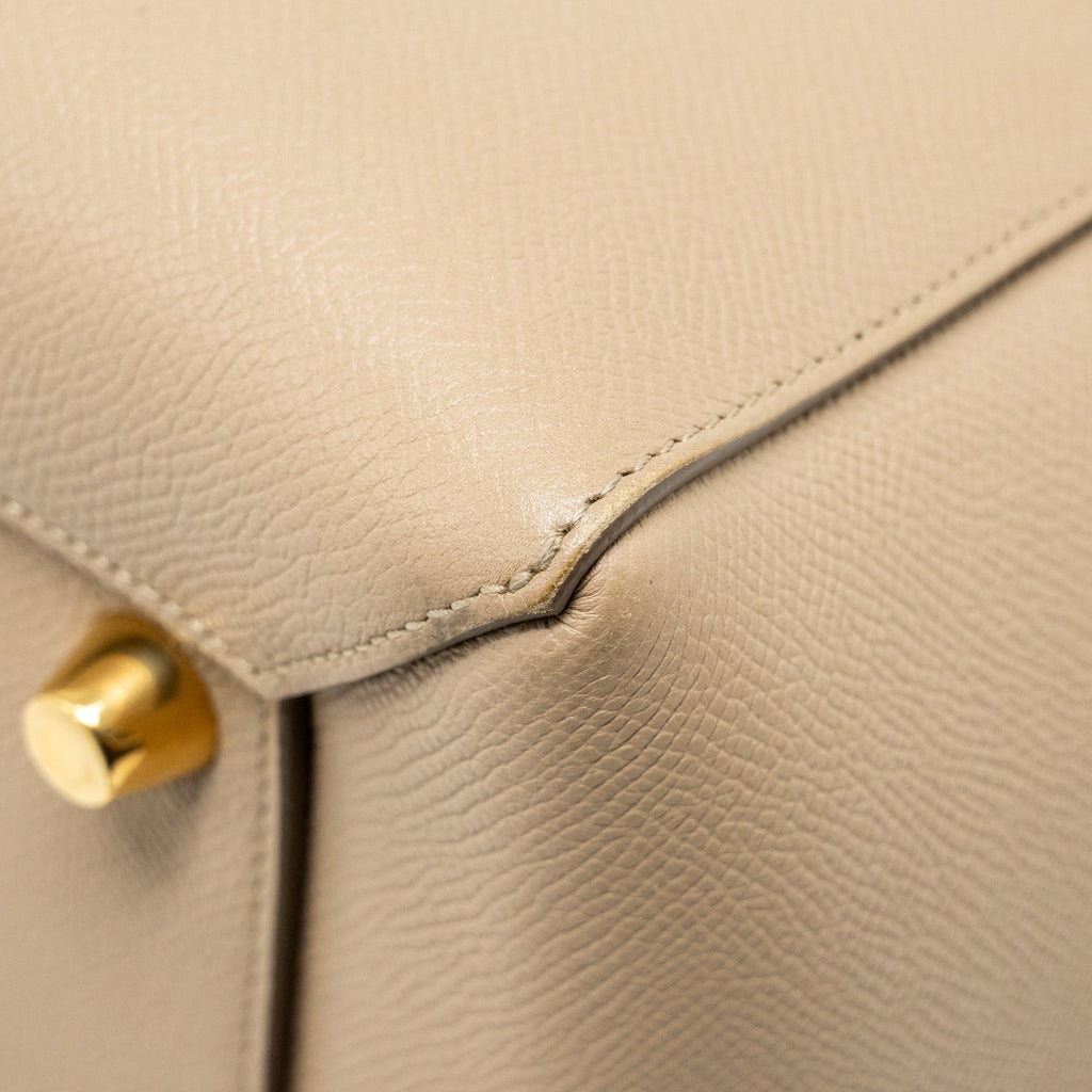 CELINE MINI BELT BAG CALFSKIN TAUPE GHW