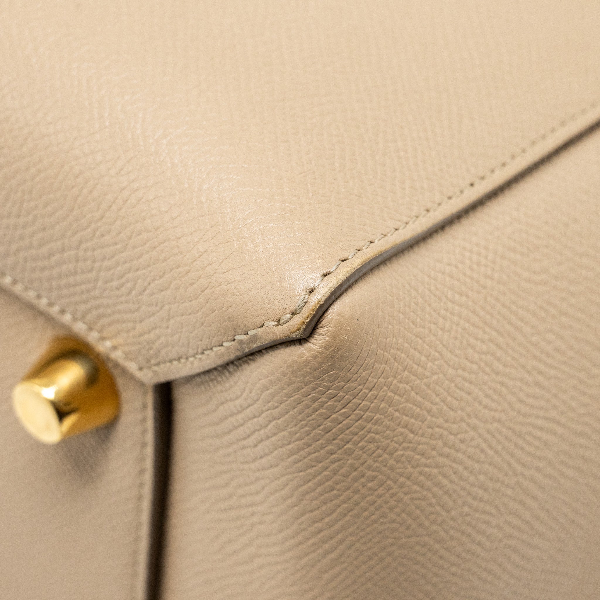 CELINE MINI BELT BAG CALFSKIN TAUPE GHW