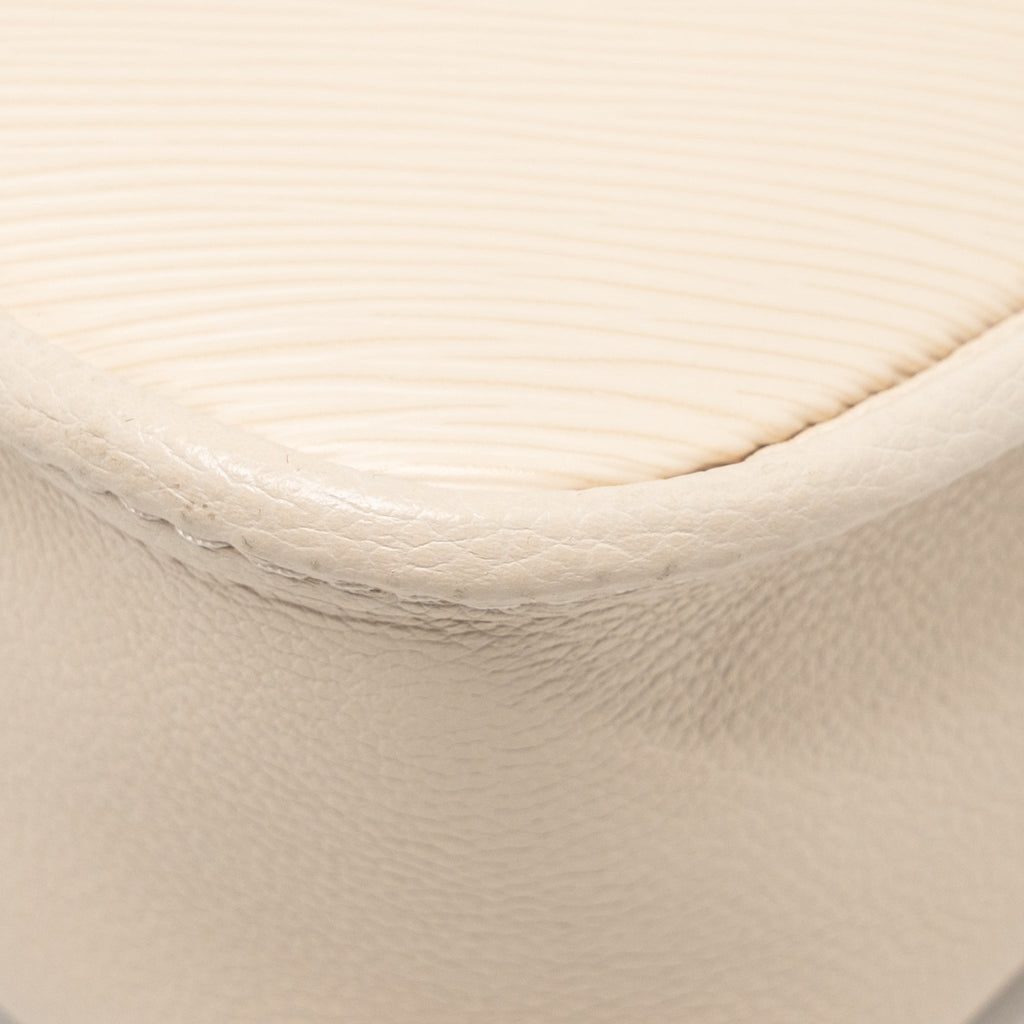 LOUIS VUITTON BUCI BAG EPI LEATHER QUARTZ WHITE SHW