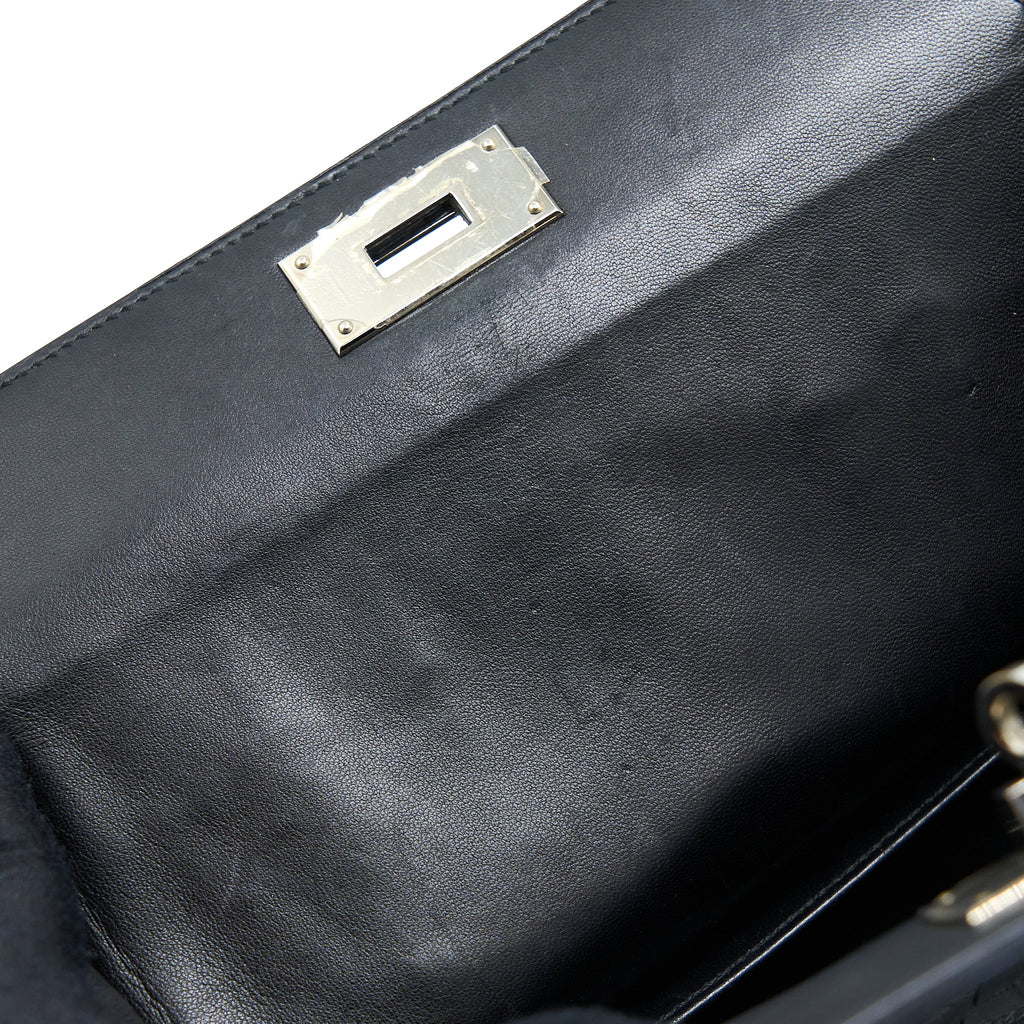 HERMES TOOLBOX 20 MAT CROCODILE/SWIFT BLACK SHW