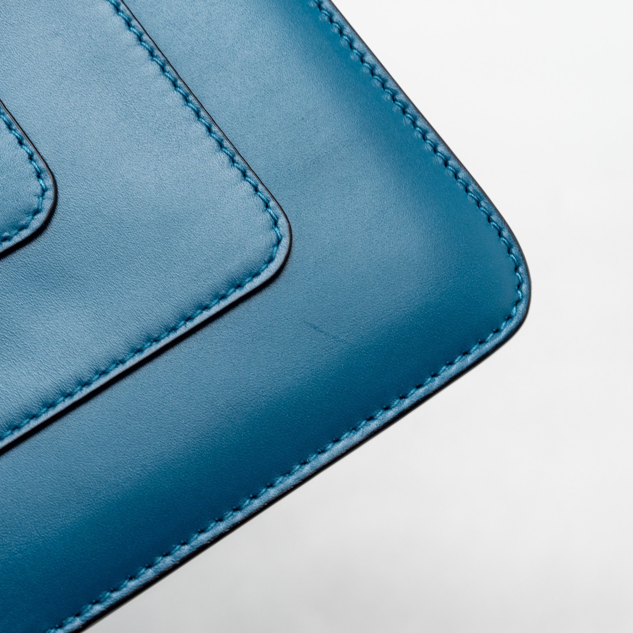 BVLGARI SERPENTI FOREVER FLAP BAG CALFSKIN BLUE GHW