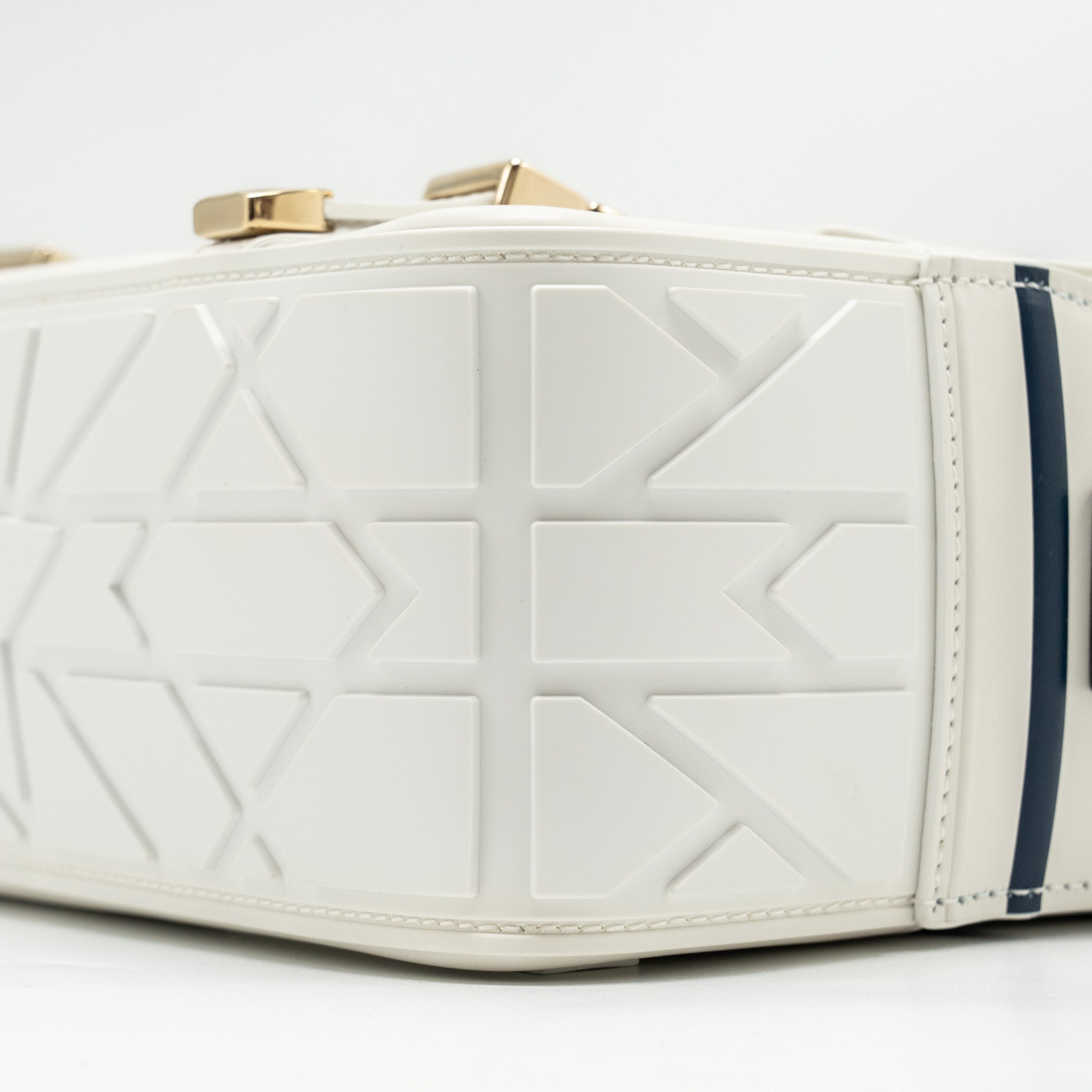 DIOR SMALL DIORCAMP BAG CALFSKIN WHITE LGHW