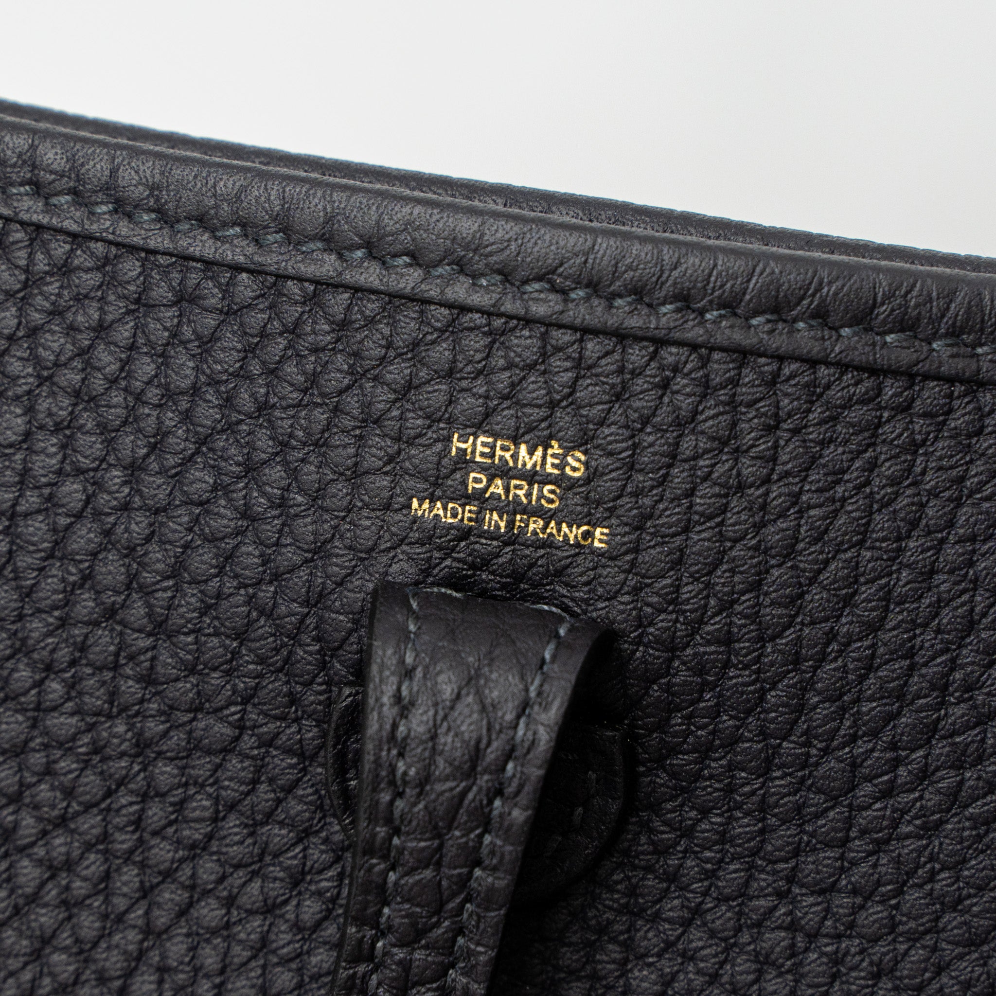 HERMES MINI EVELYNE CLEMENCE CABAN GHW