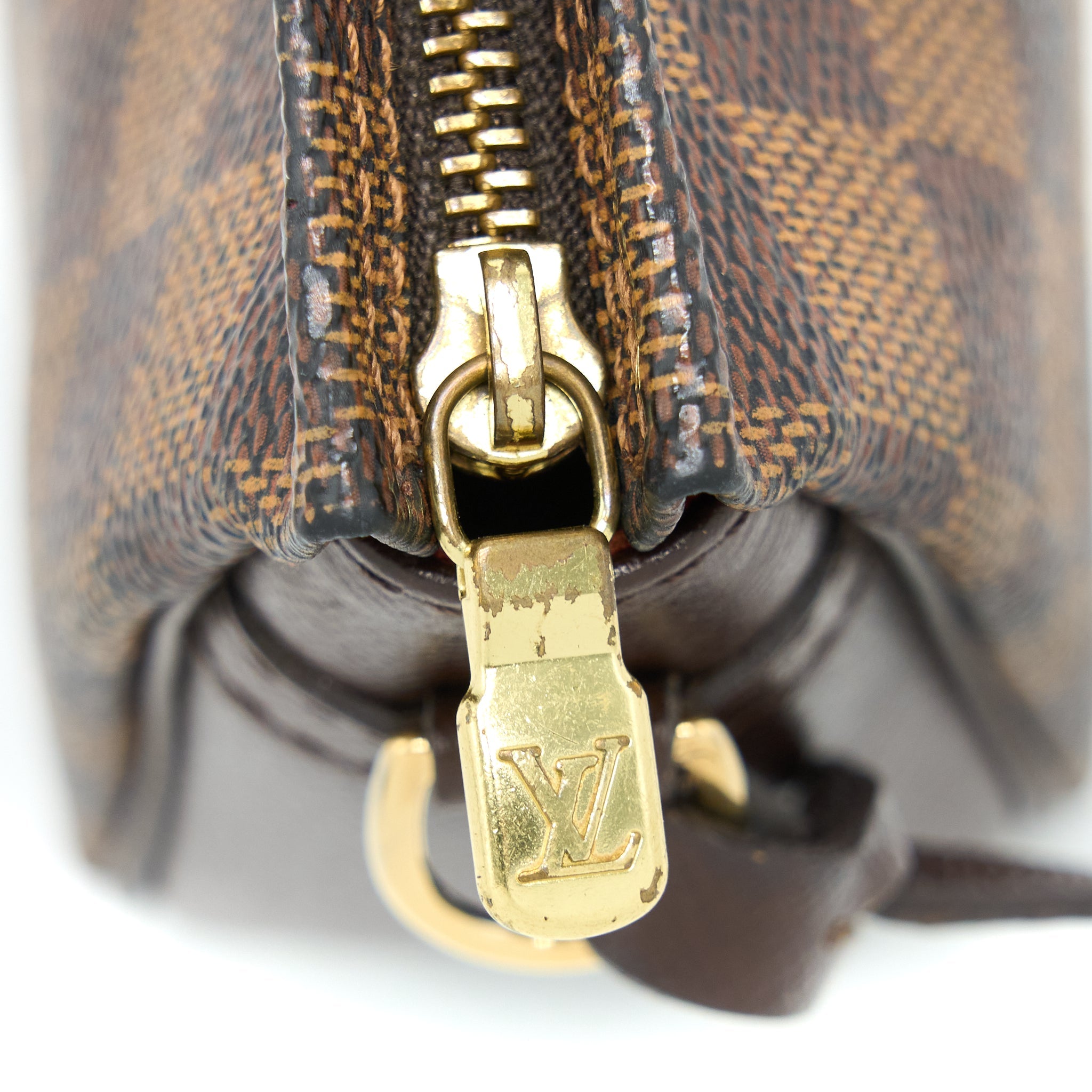 LOUIS VUITTON MINI CLUTCH DAMIER EBENE CANVAS GHW