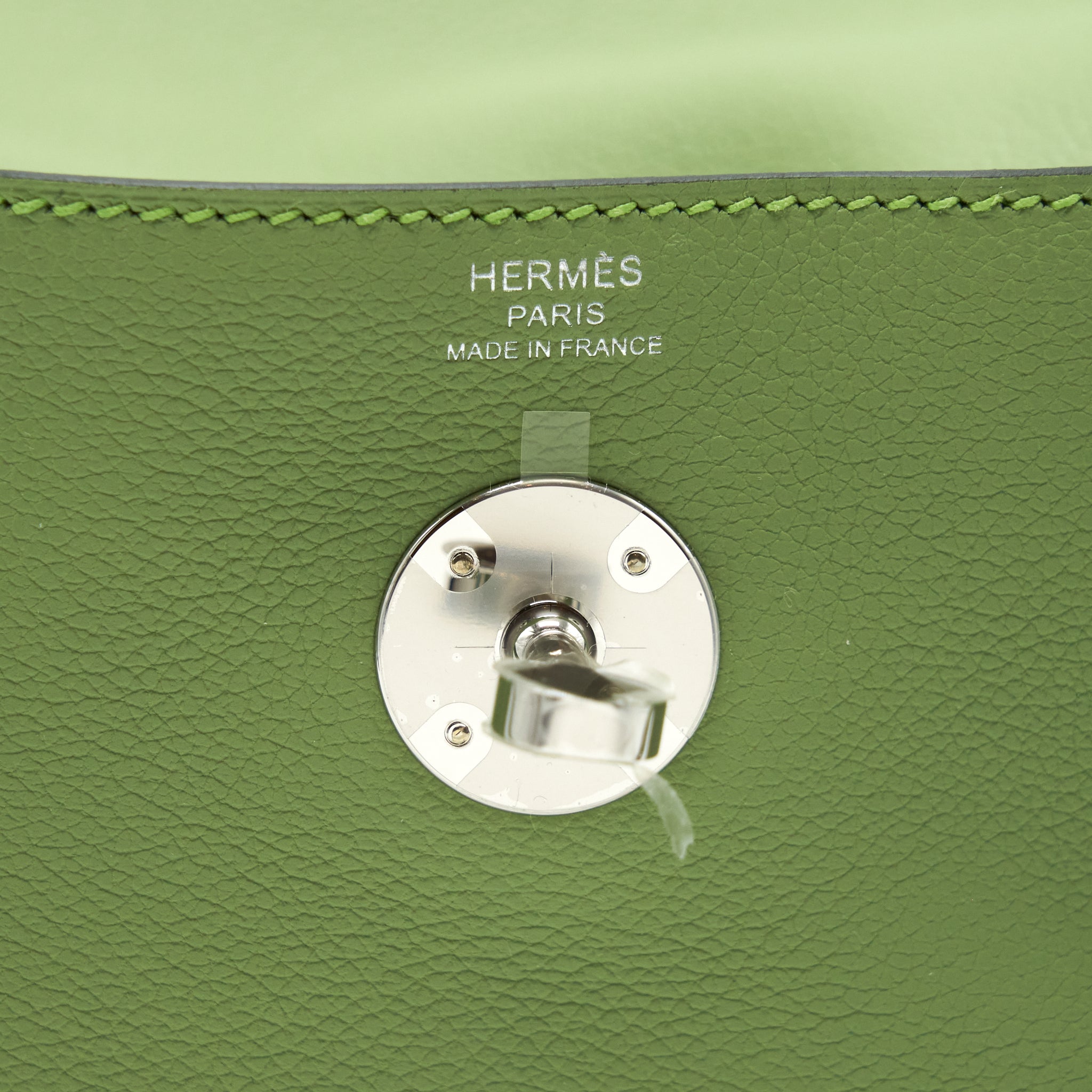 HERMES LINDY 26 EVERCOLOR VERT CRIQUET SHW