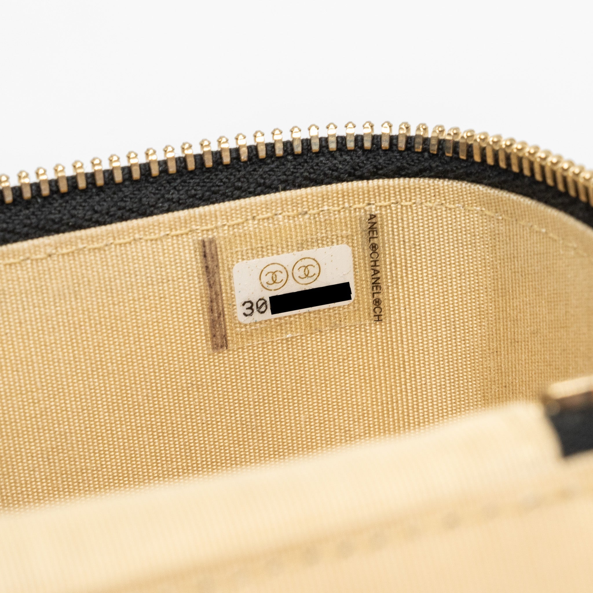 CHANEL PEARL CRUSH MINI VANITY WITH CHAIN LAMBSKIN BLACK WITH GHW