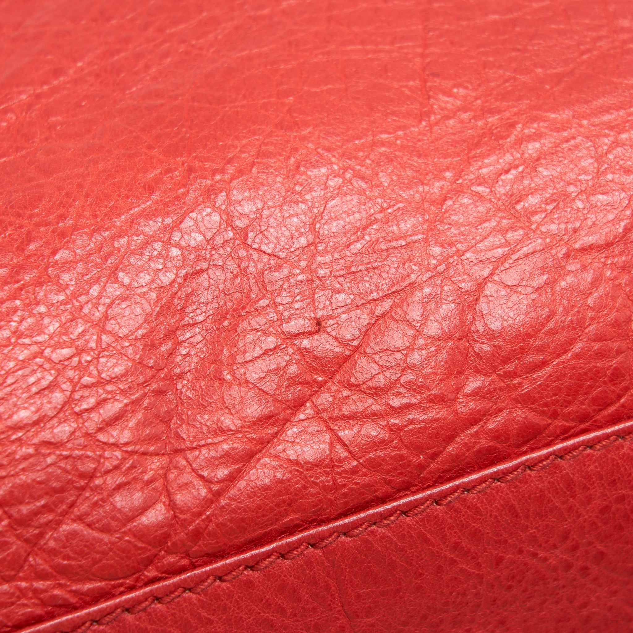BALENCIAGA GIANT CITY BAG RED SHW