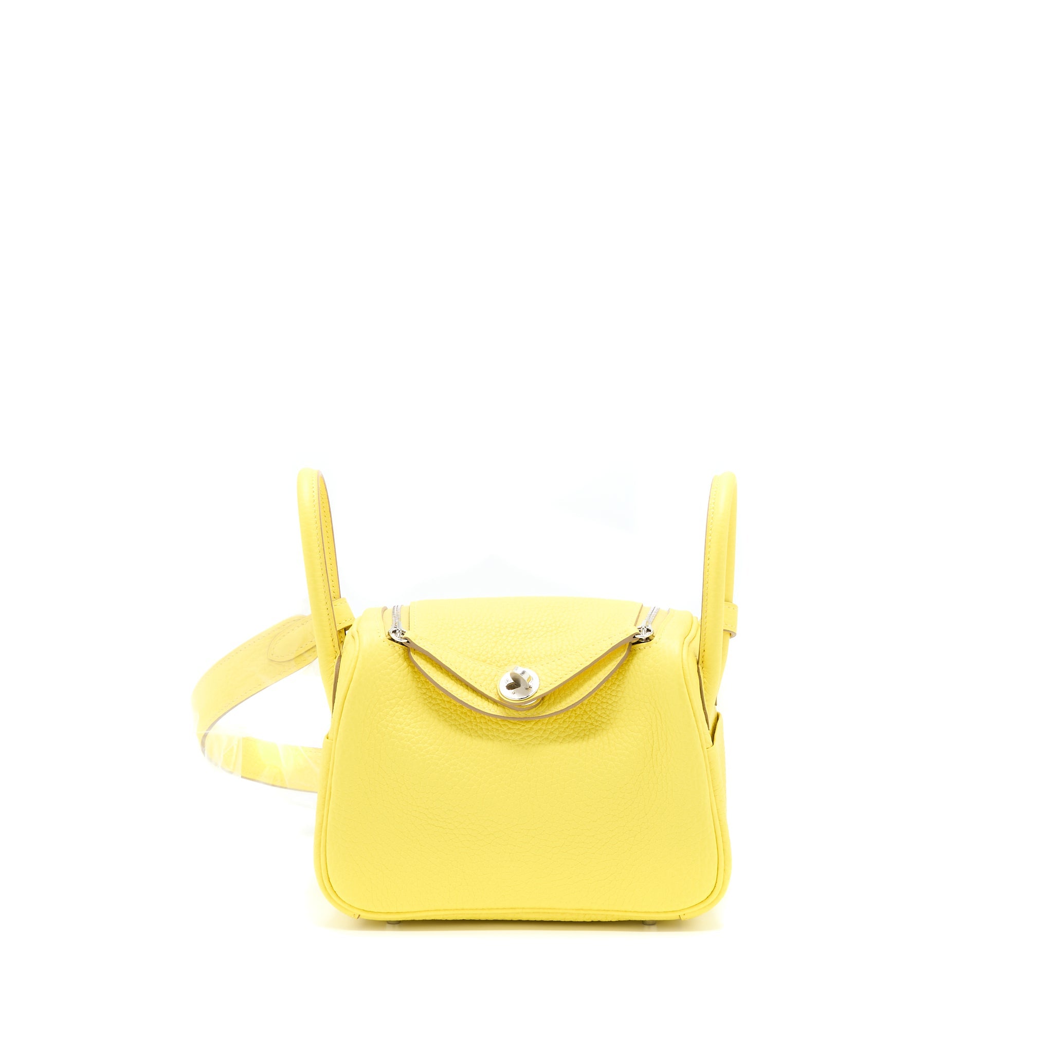 HERMES MINI LINDY CLEMENCE 9R LIME SHW
