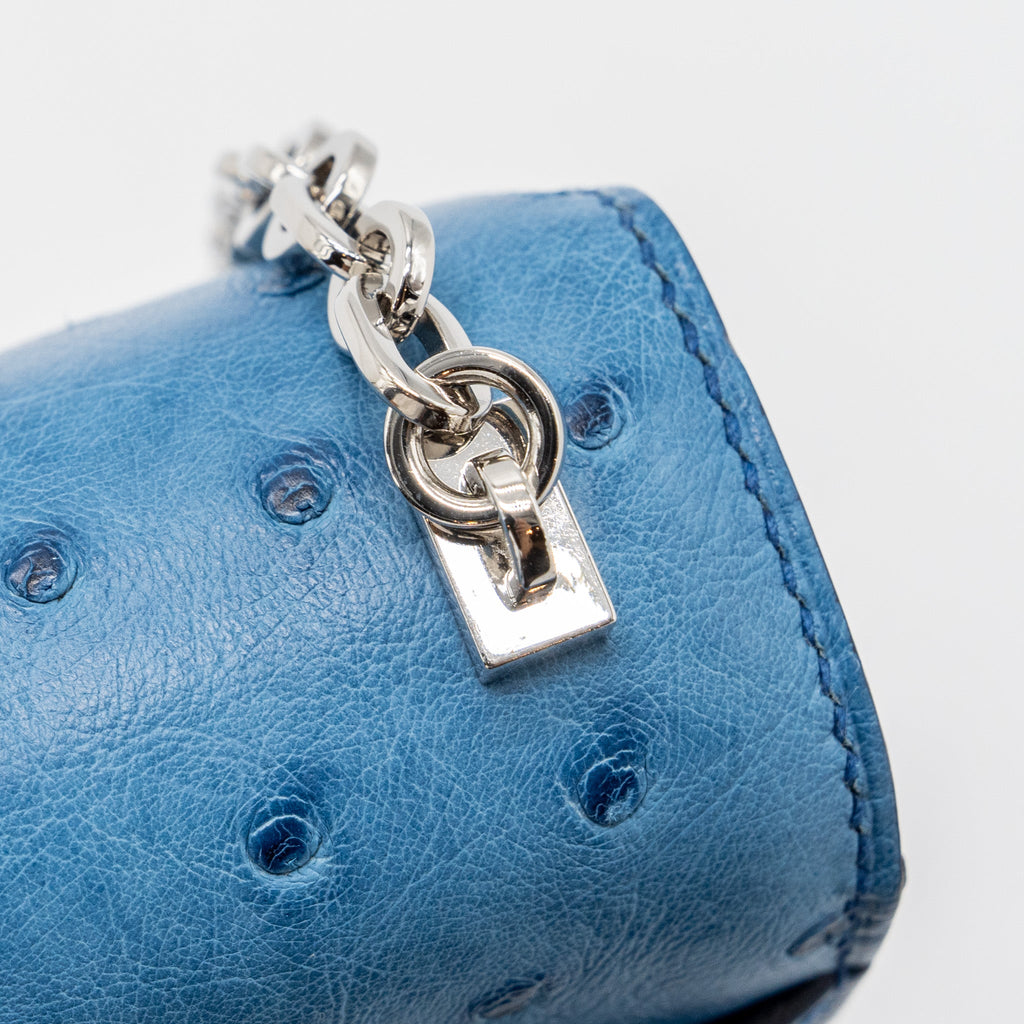 HERMES MINI VERROU OSTRICH HANADA SHW