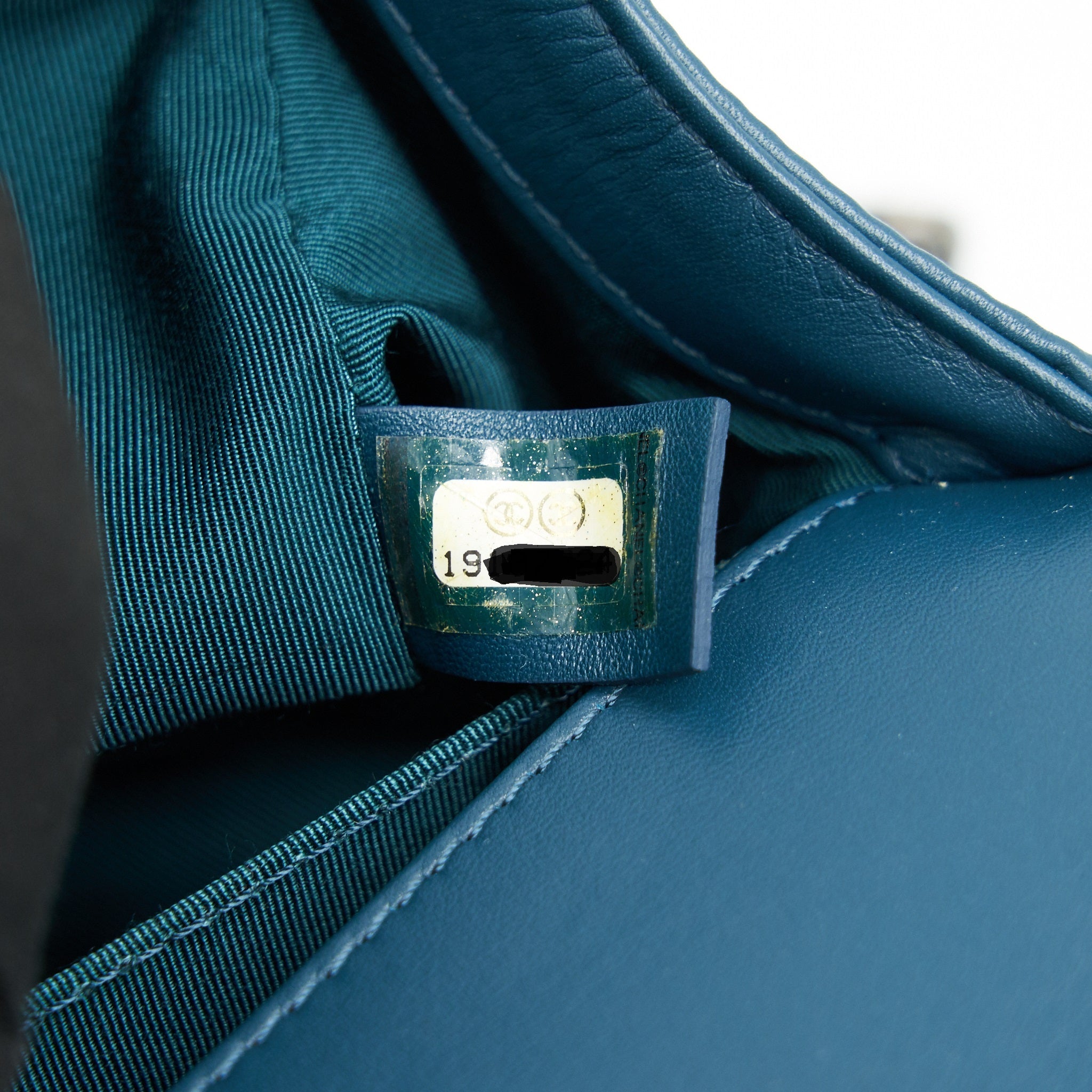 CHANEL MEDIUM LEBOY BAG GREEN RUTHENIUM HARDWARE