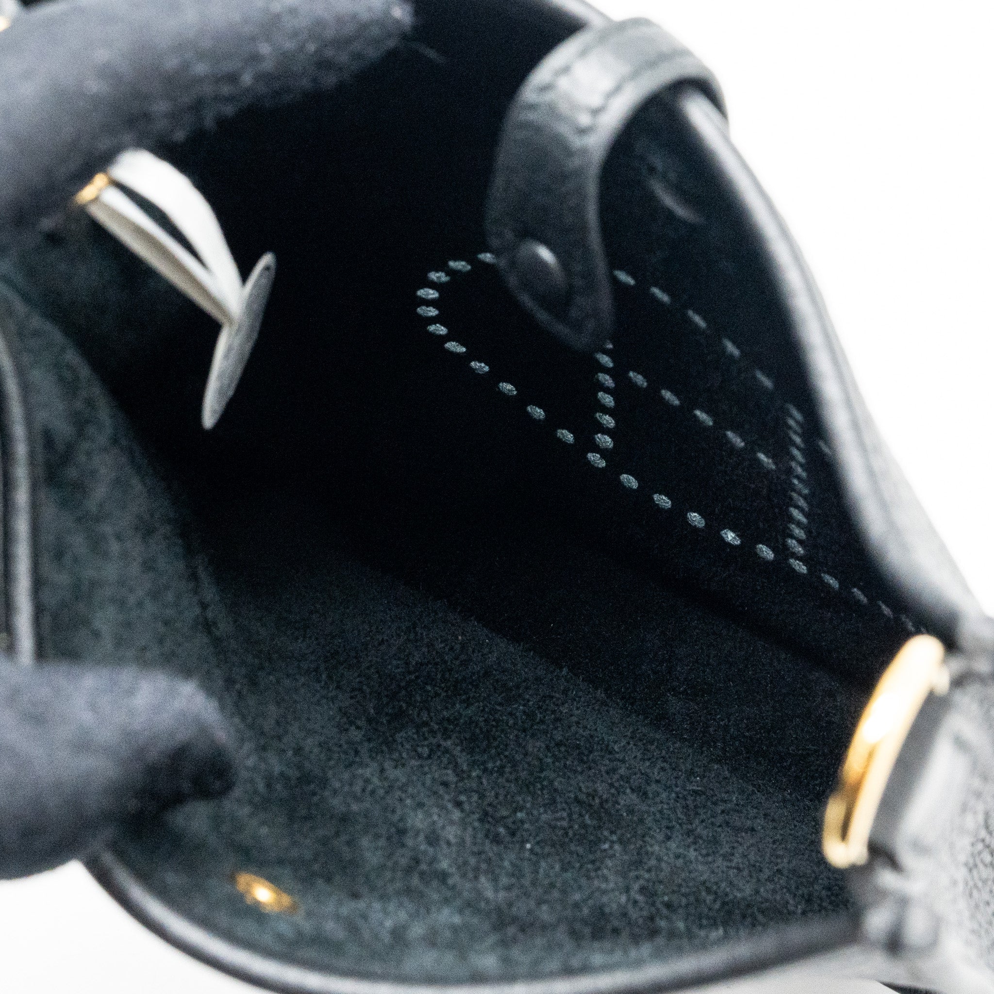 HERMES MINI EVELYN CLEMENCE BLACK GHW