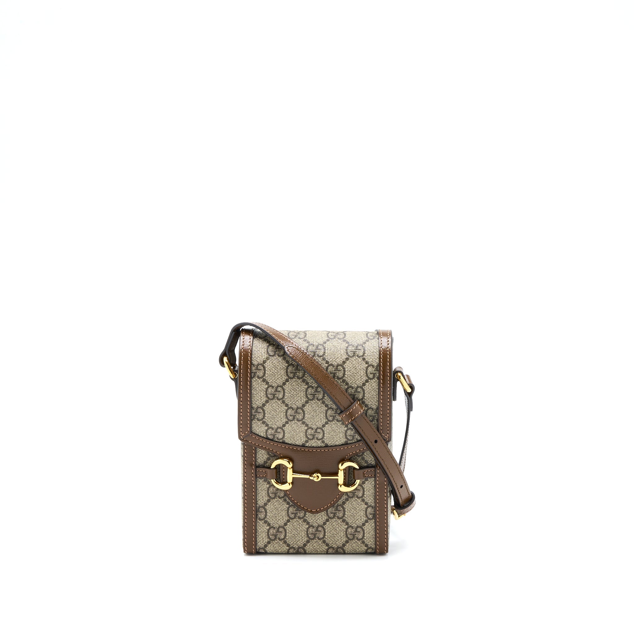 GUCCI HORSEBIT 1955 MINI BAG GG SUPREME GHW