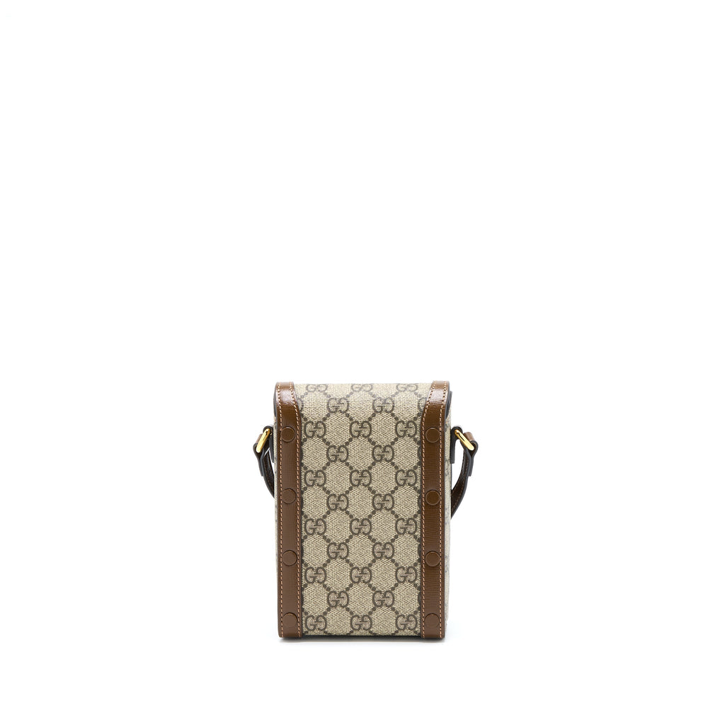 GUCCI HORSEBIT 1955 MINI BAG GG SUPREME GHW